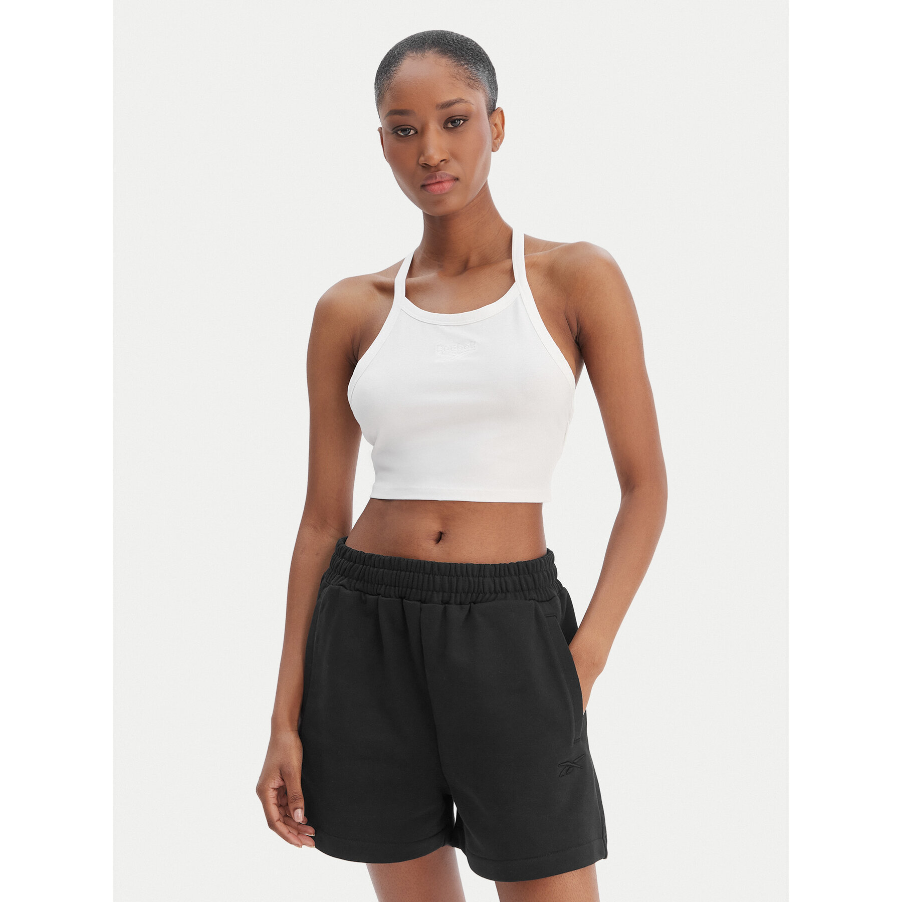 Reebok Top Tatianna RK25494CCW Biały Slim Fit