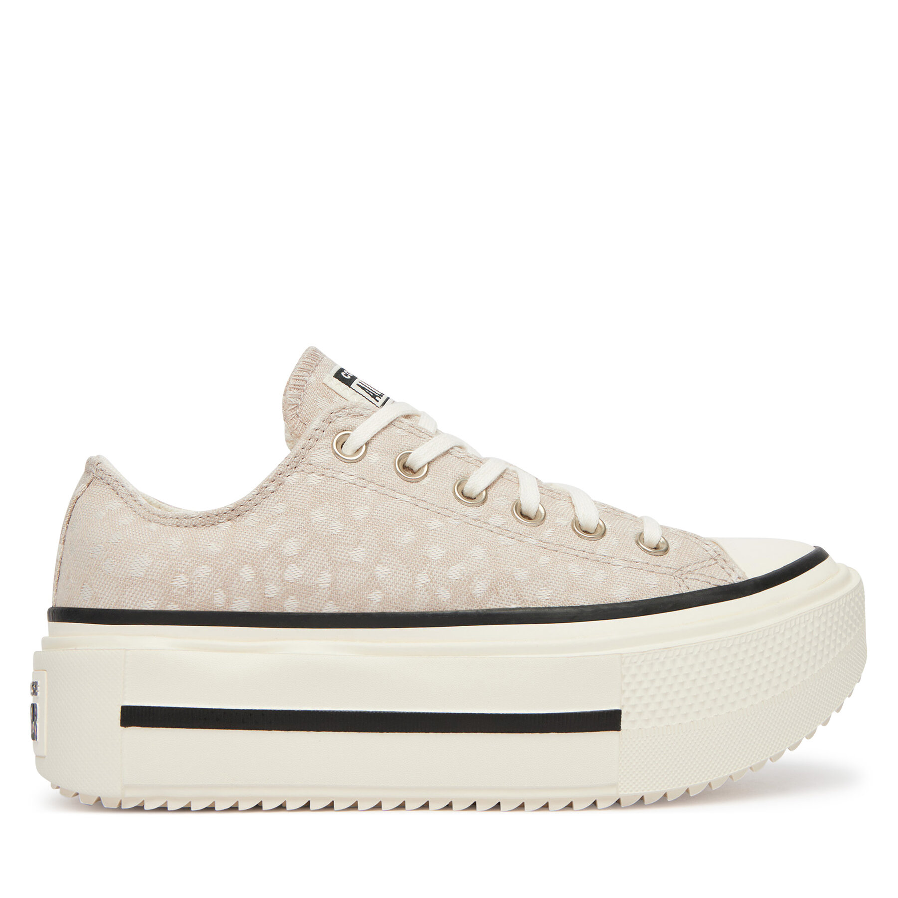 Converse Trampki Chuck Taylor All Star Lift Double Stack Platform Deer A17884C Beżowy