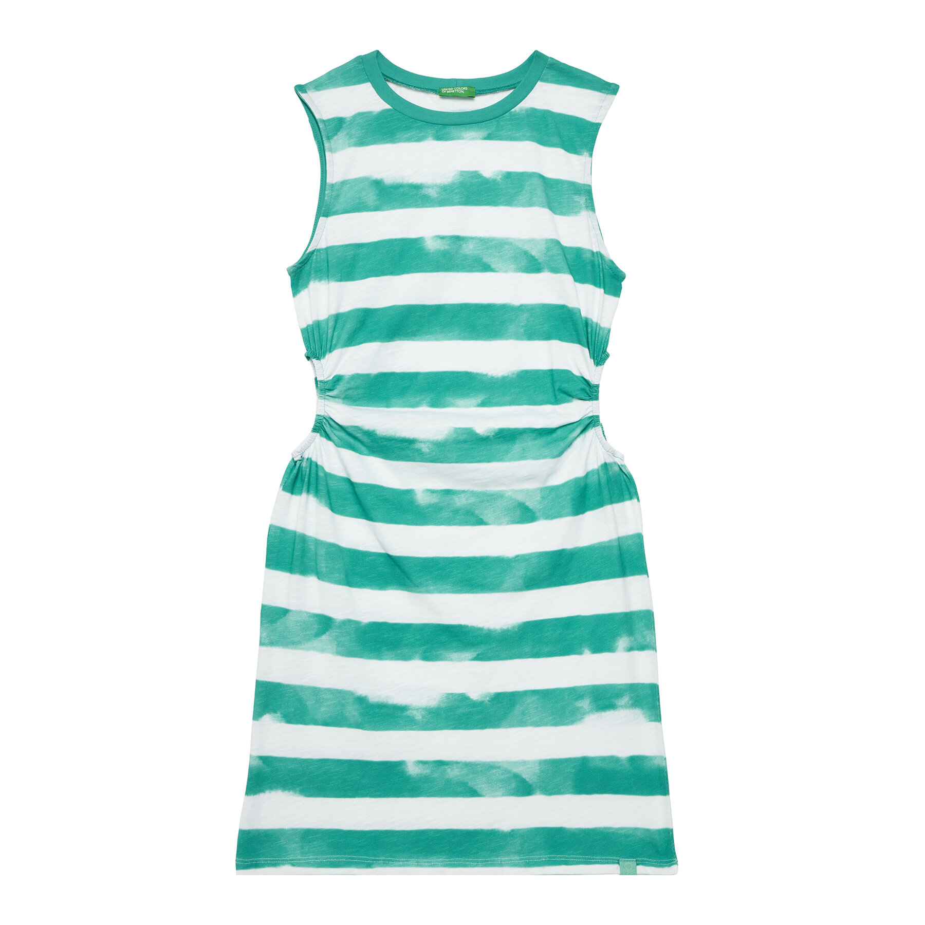 United Colors Of Benetton Sukienka letnia 3SL3CV013 Zielony Regular Fit