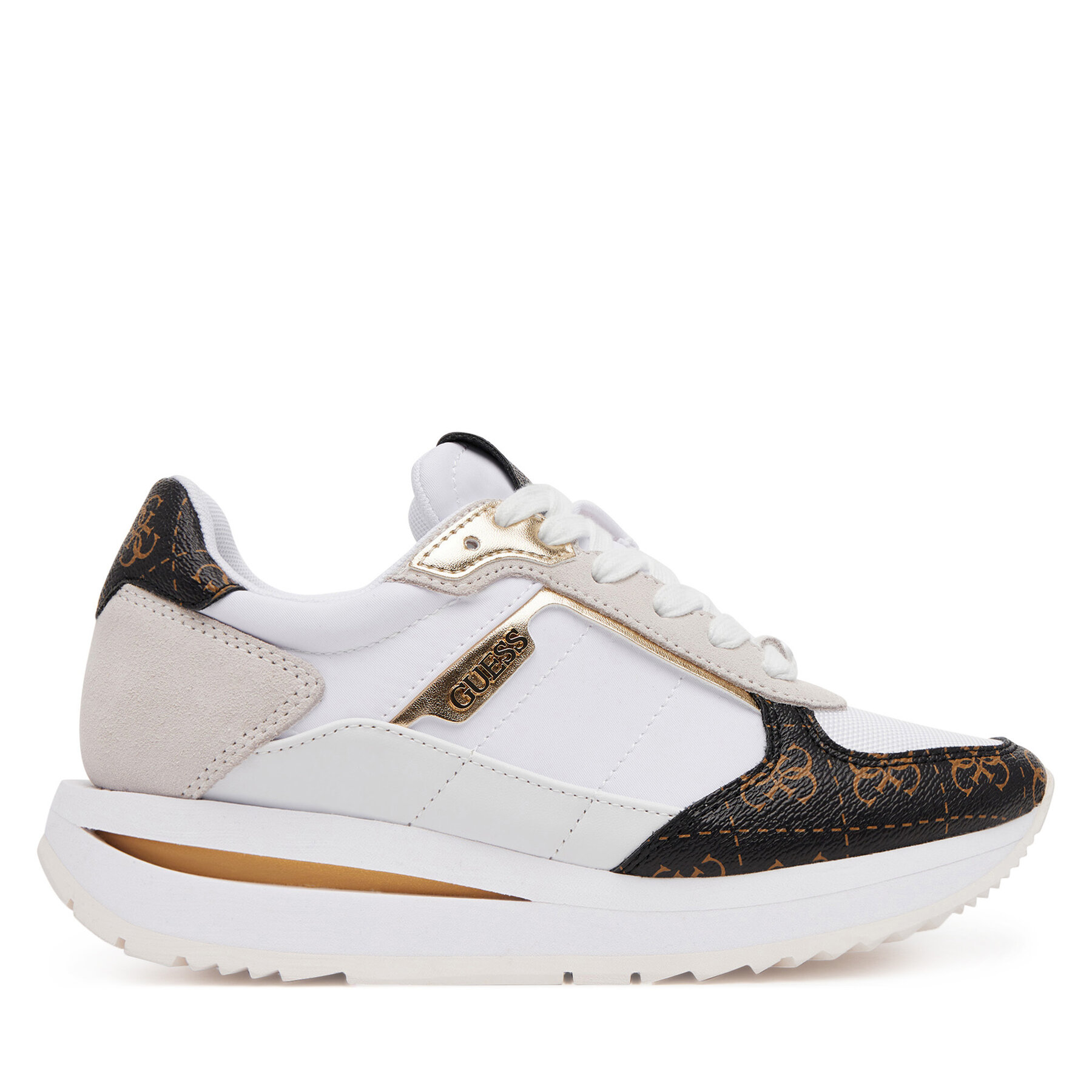 Guess Sneakersy FLPEG3 FAL12 Biały