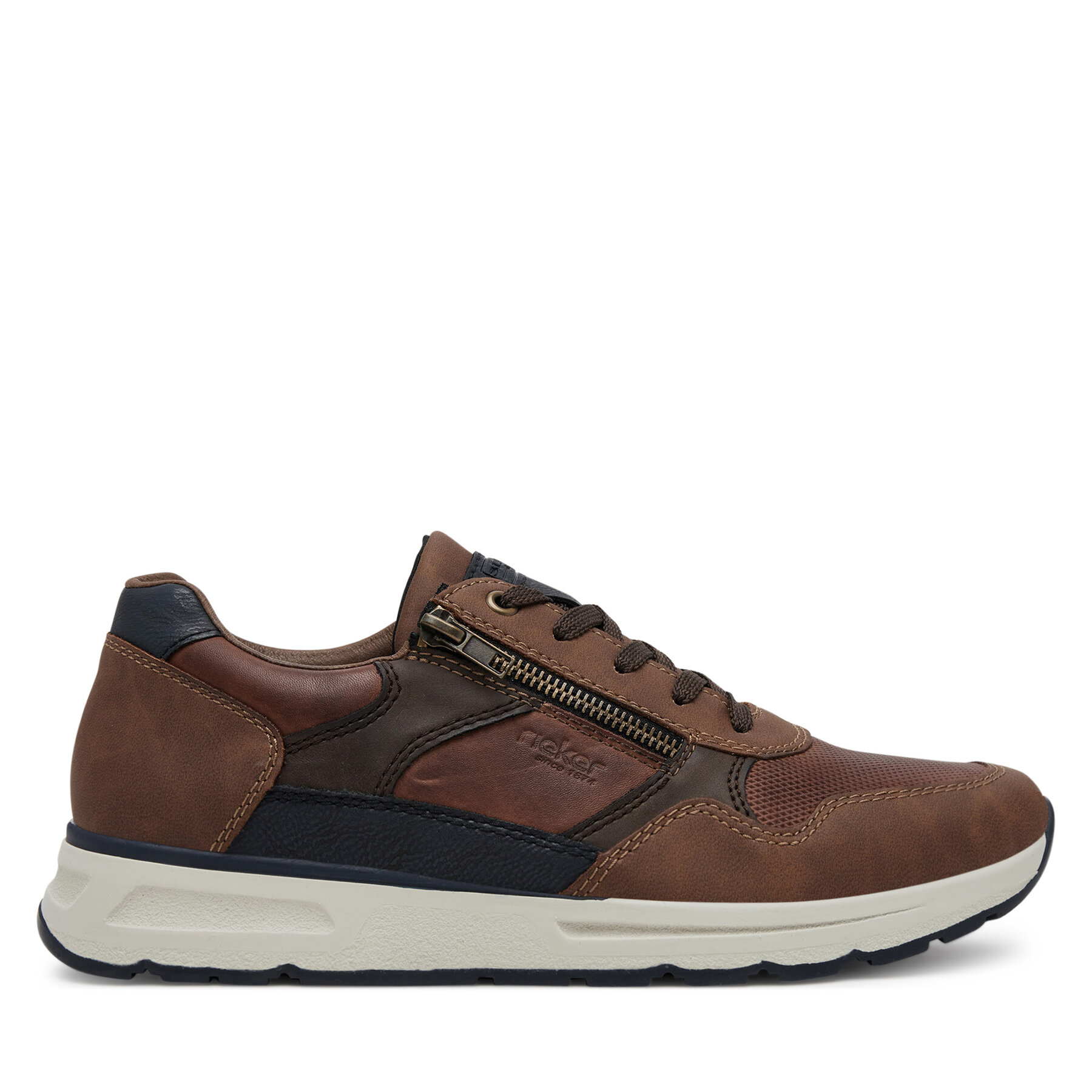 Rieker Sneakersy B0701-24 Brązowy