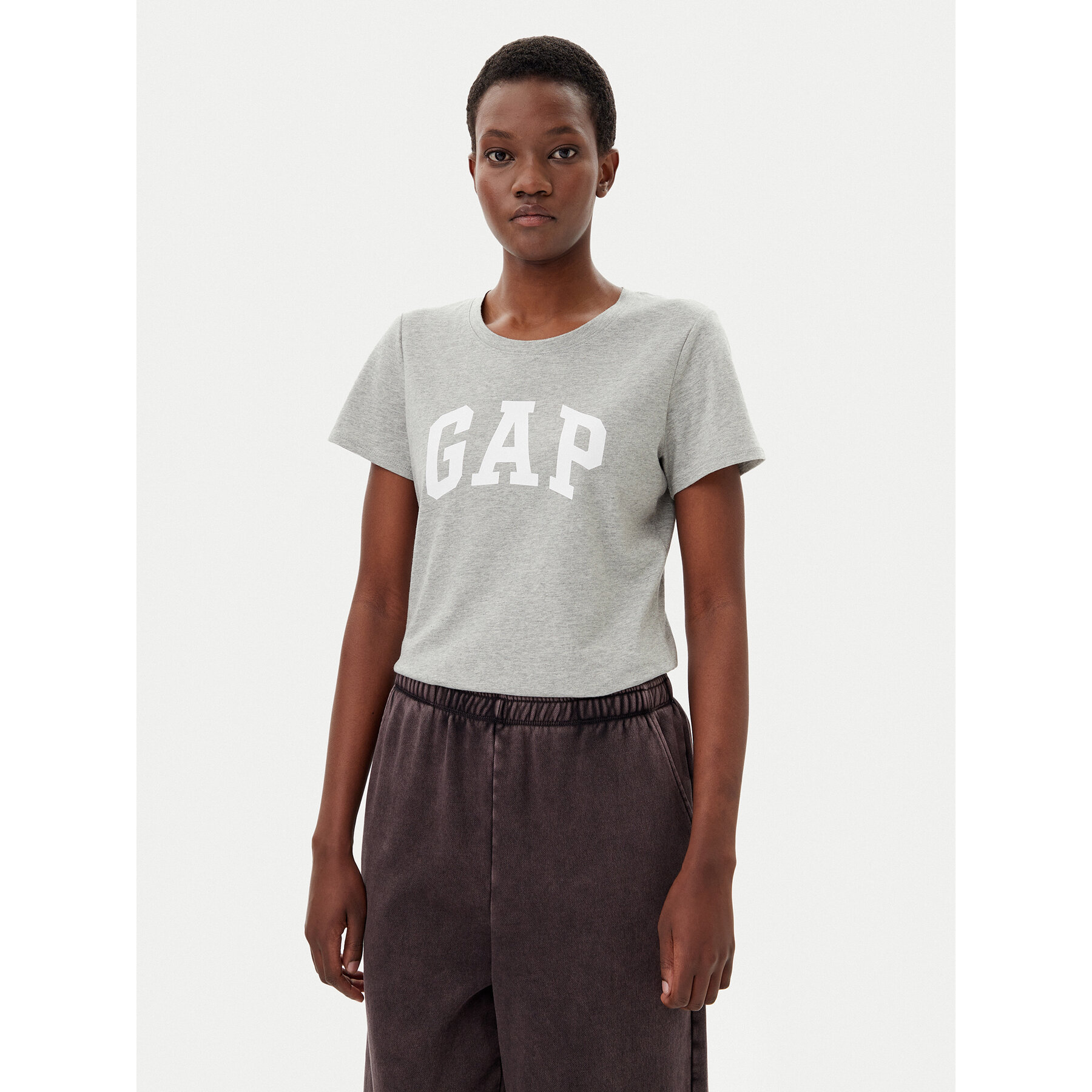 Gap T-Shirt 729555-05 Szary Regular Fit