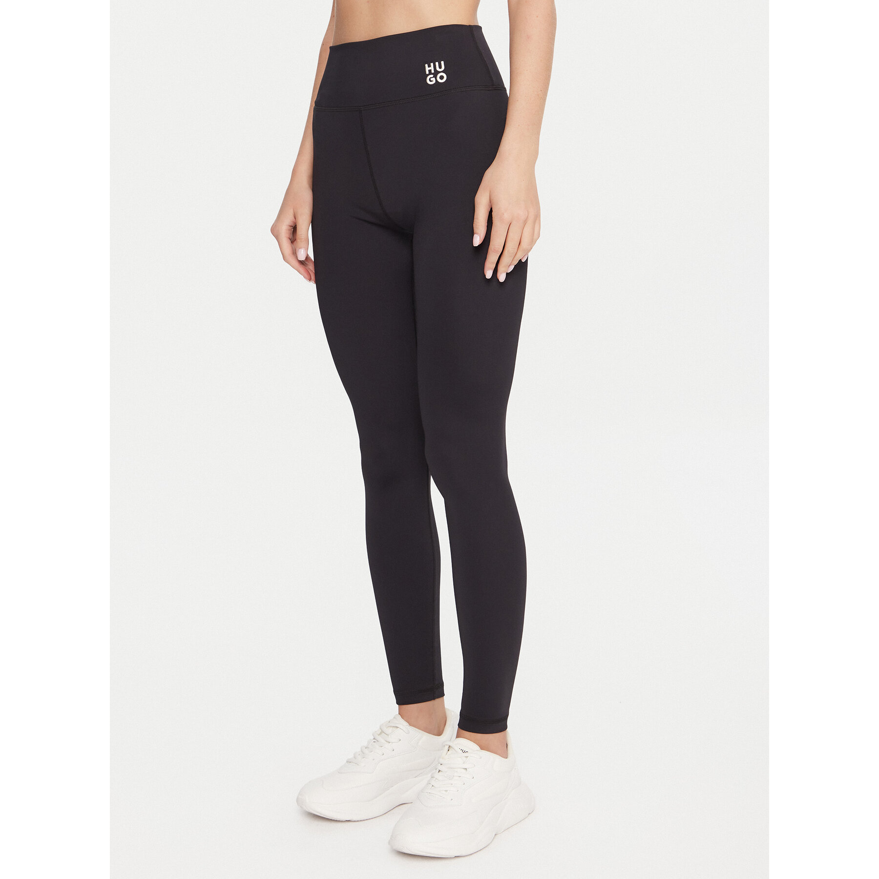 HUGO Legginsy Noparda 50549965 Czarny Slim Fit