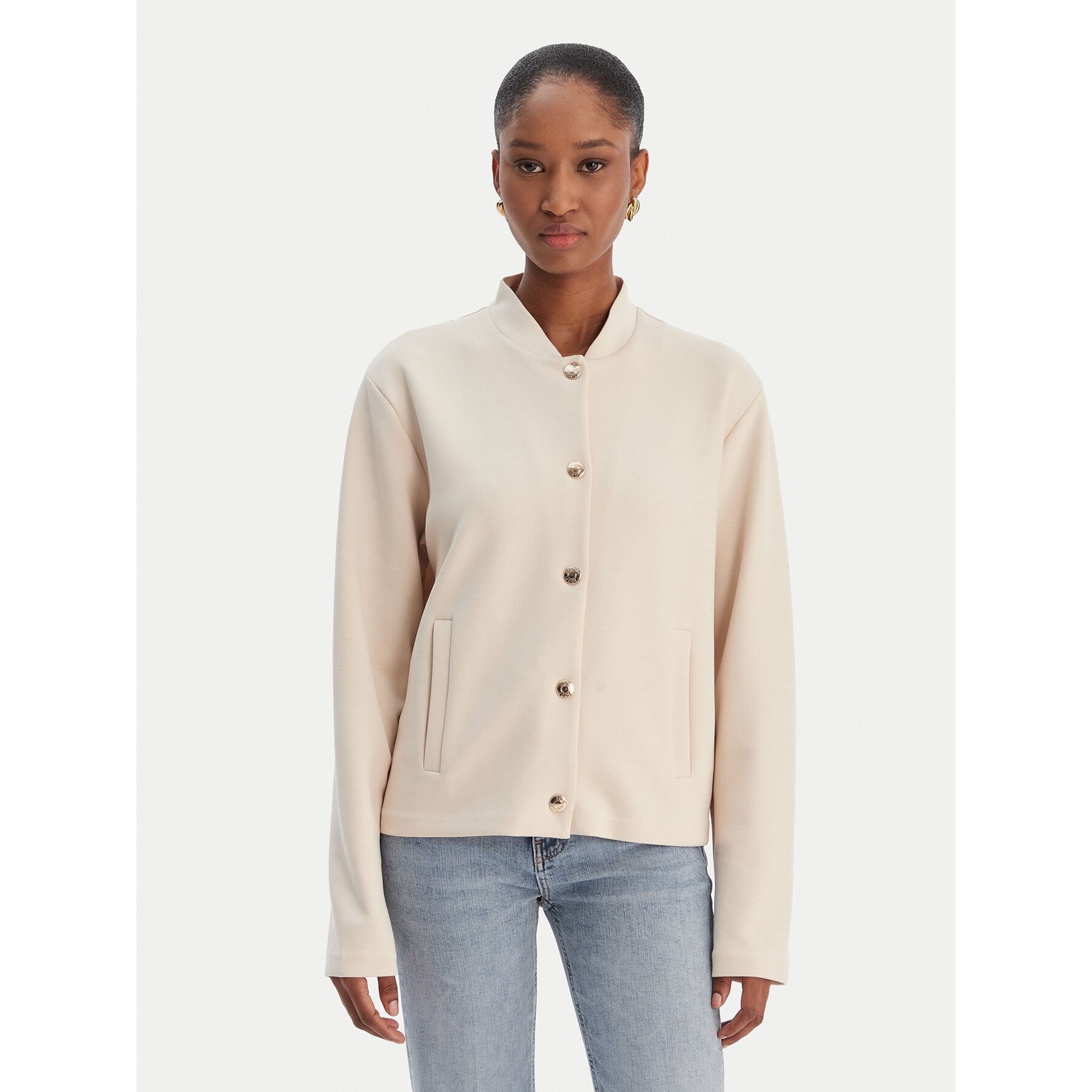 JOOP! Kardigan Tobina 30100415 Beżowy Regular Fit