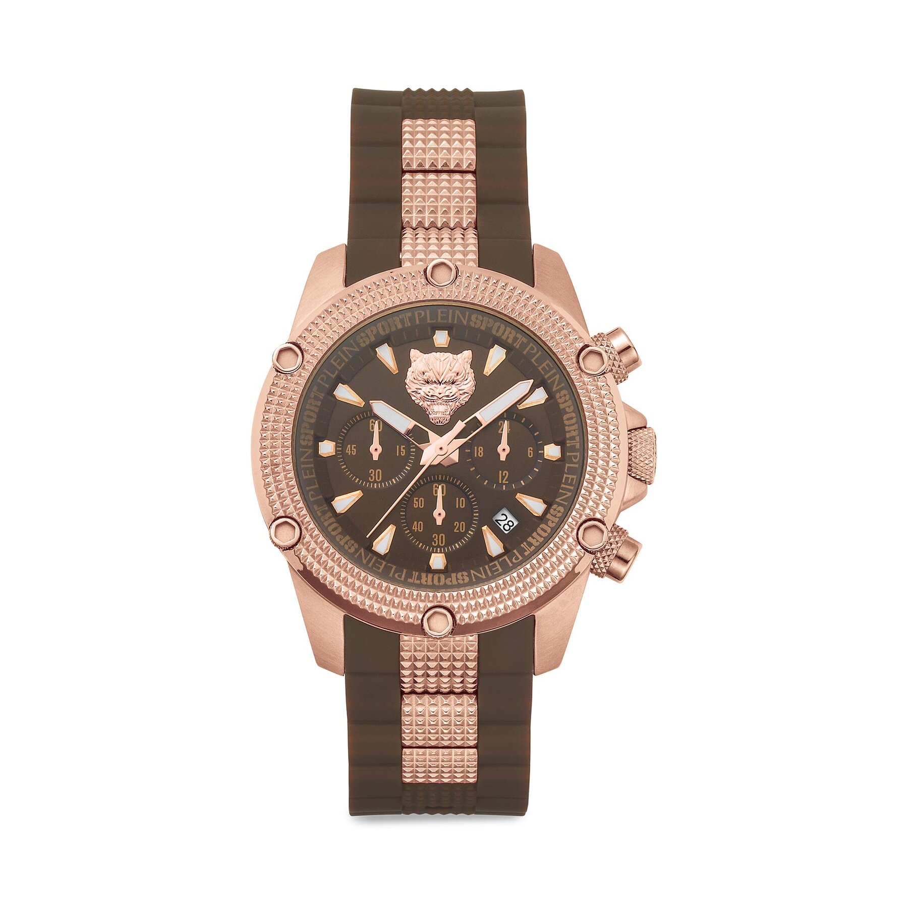 Plein Sport Zegarek Hurricane PSDBA0623 Brązowy
