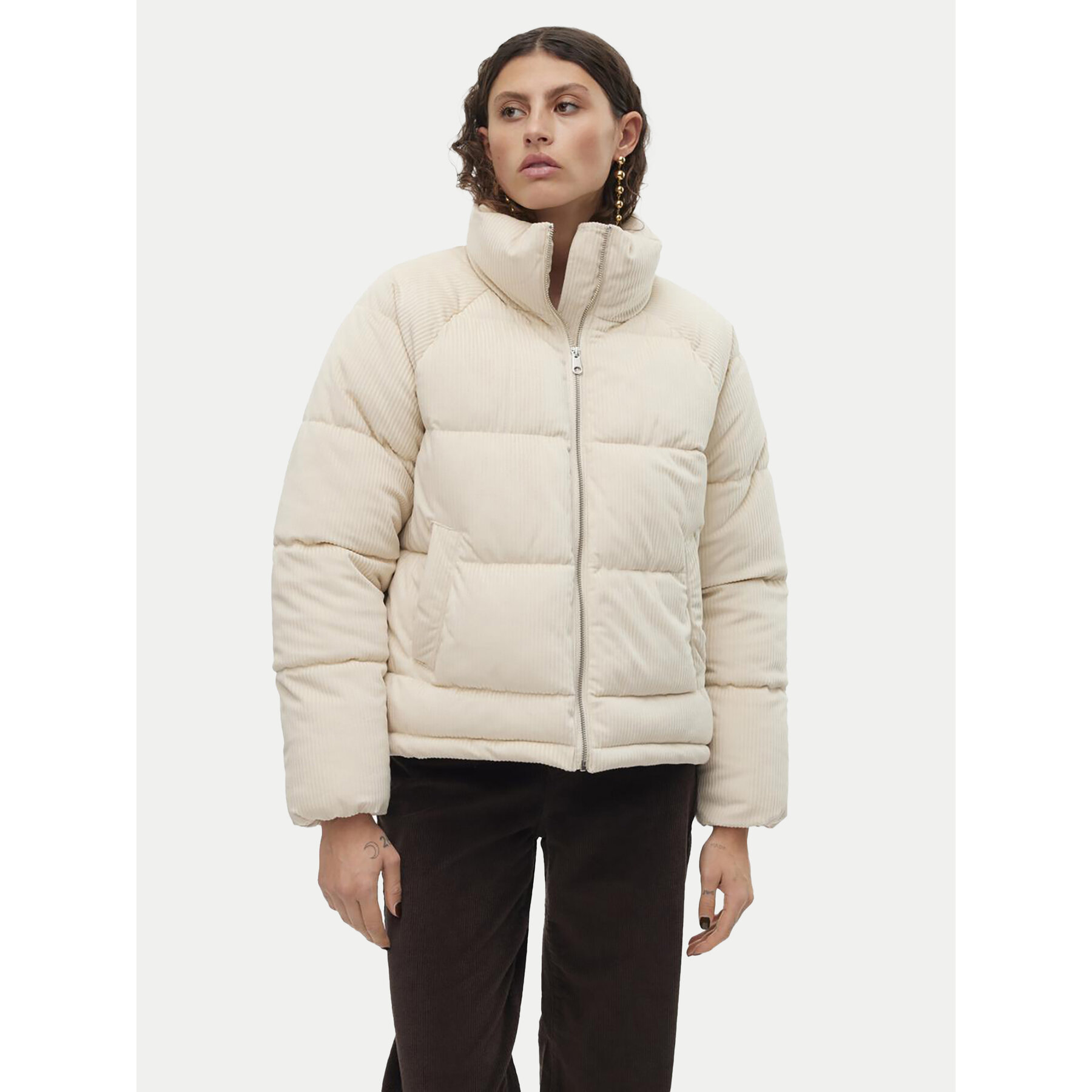 Vero Moda Kurtka zimowa Debbie Sofia 10314894 Beżowy Regular Fit