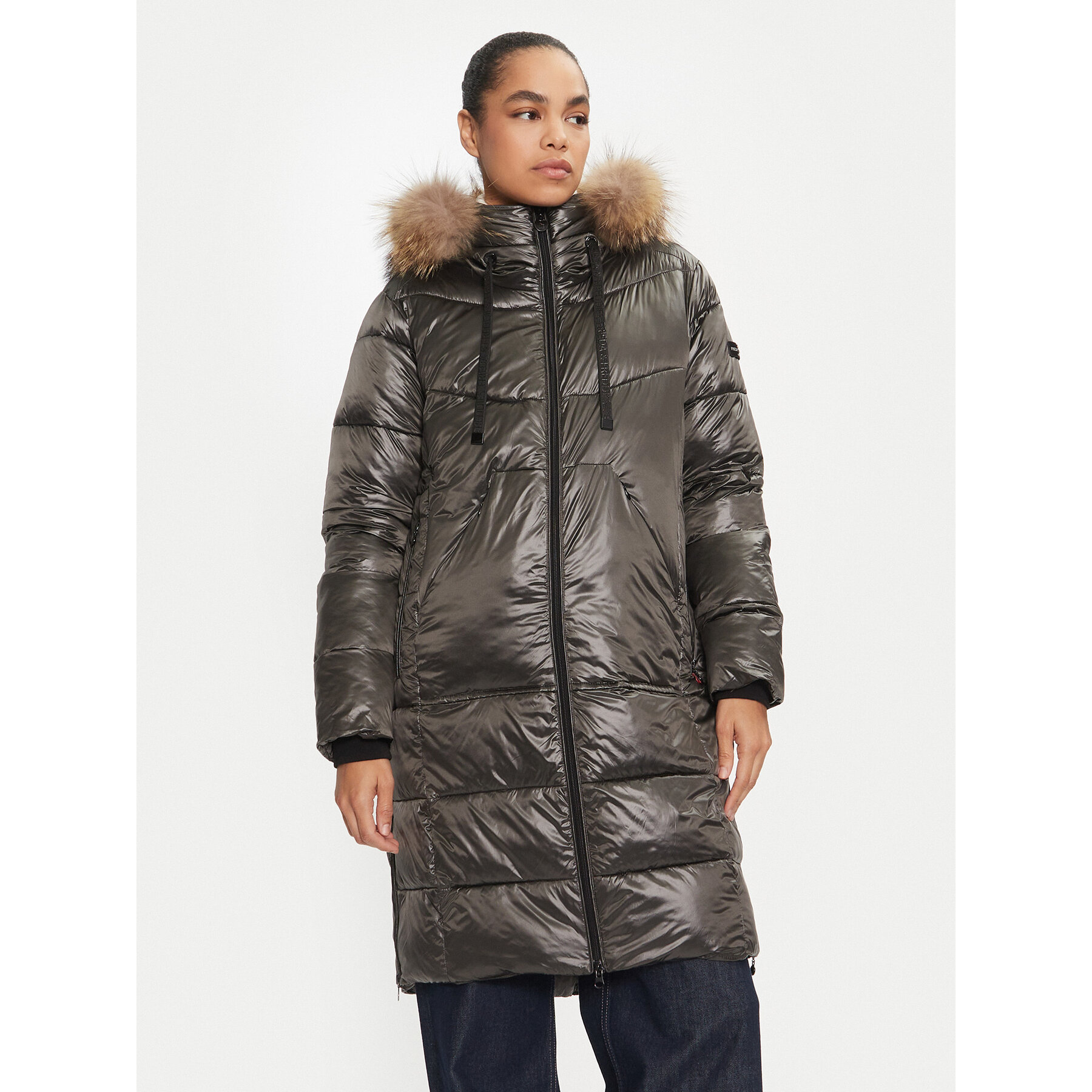 Frieda & Freddies Kurtka zimowa 3847C Zielony Regular Fit