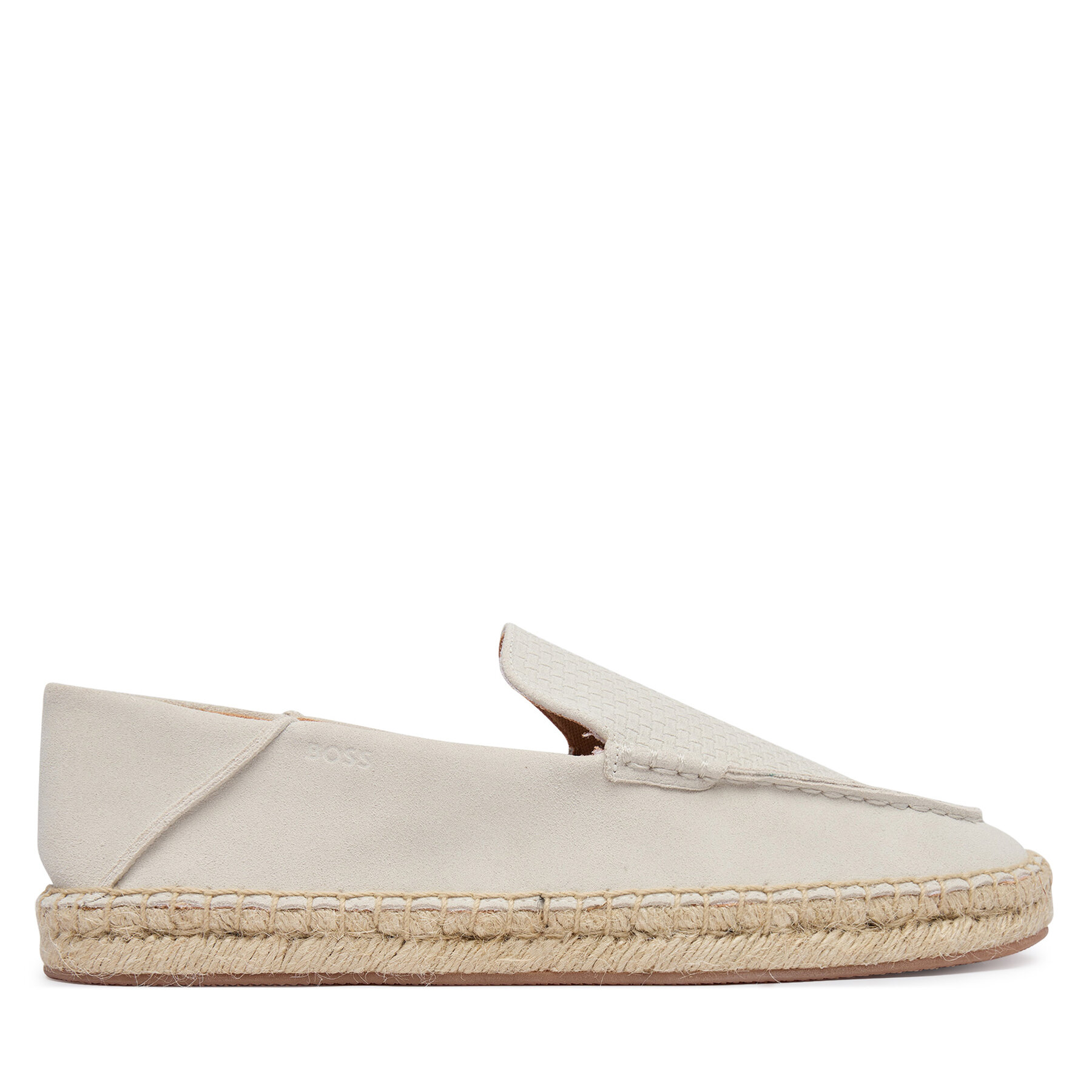 BOSS Espadryle Madeira Mocc 50563149 Biały