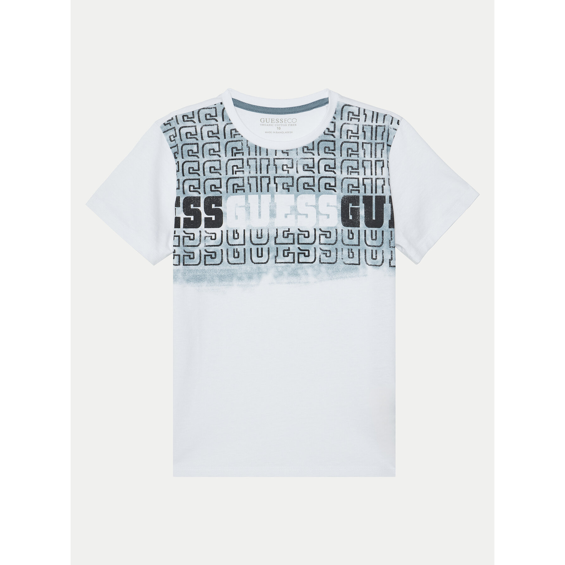 Guess T-Shirt L5RI23 K8HM4 Biały Regular Fit