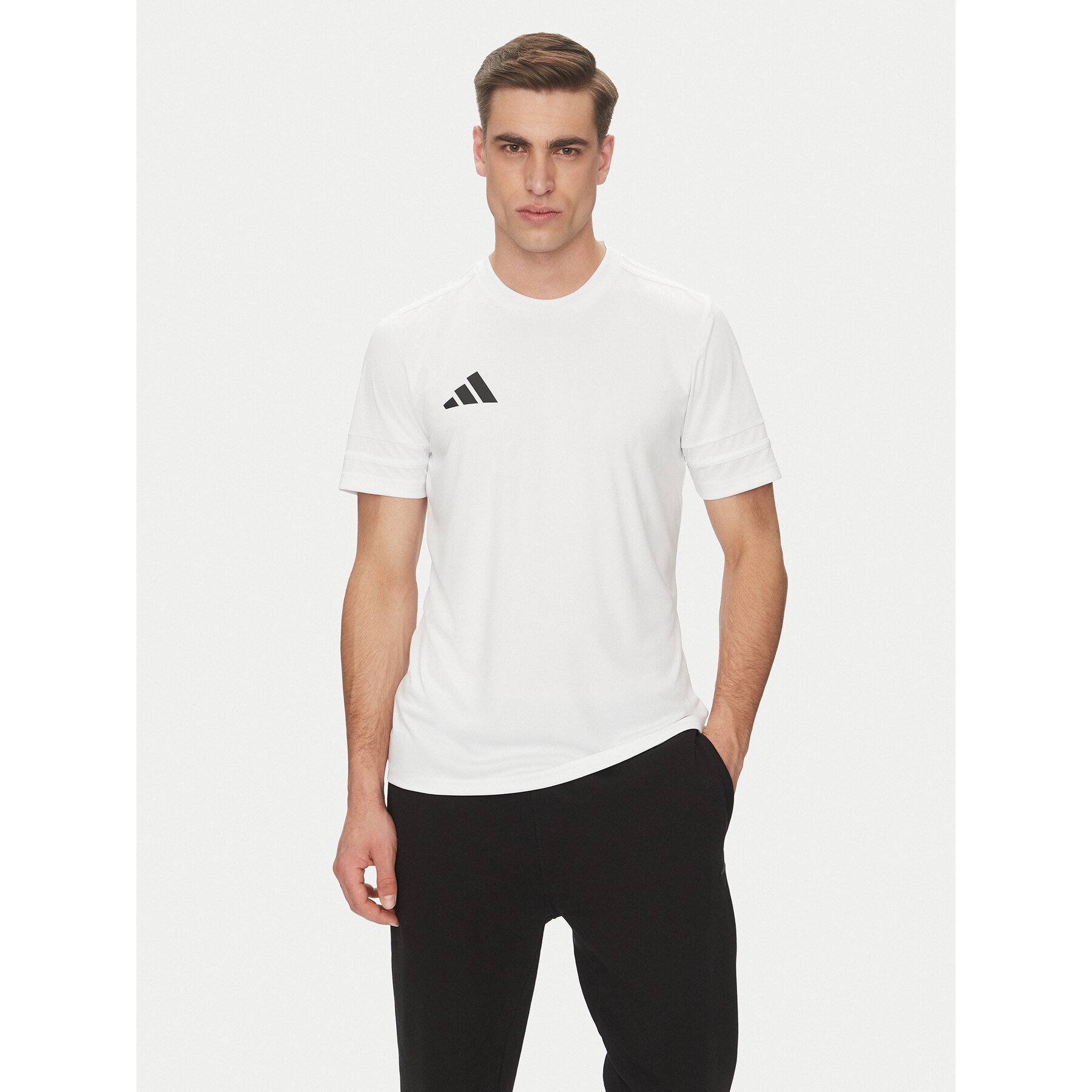 adidas Koszulka techniczna Squadra 25 Jersey JG5834 Biały Slim Fit