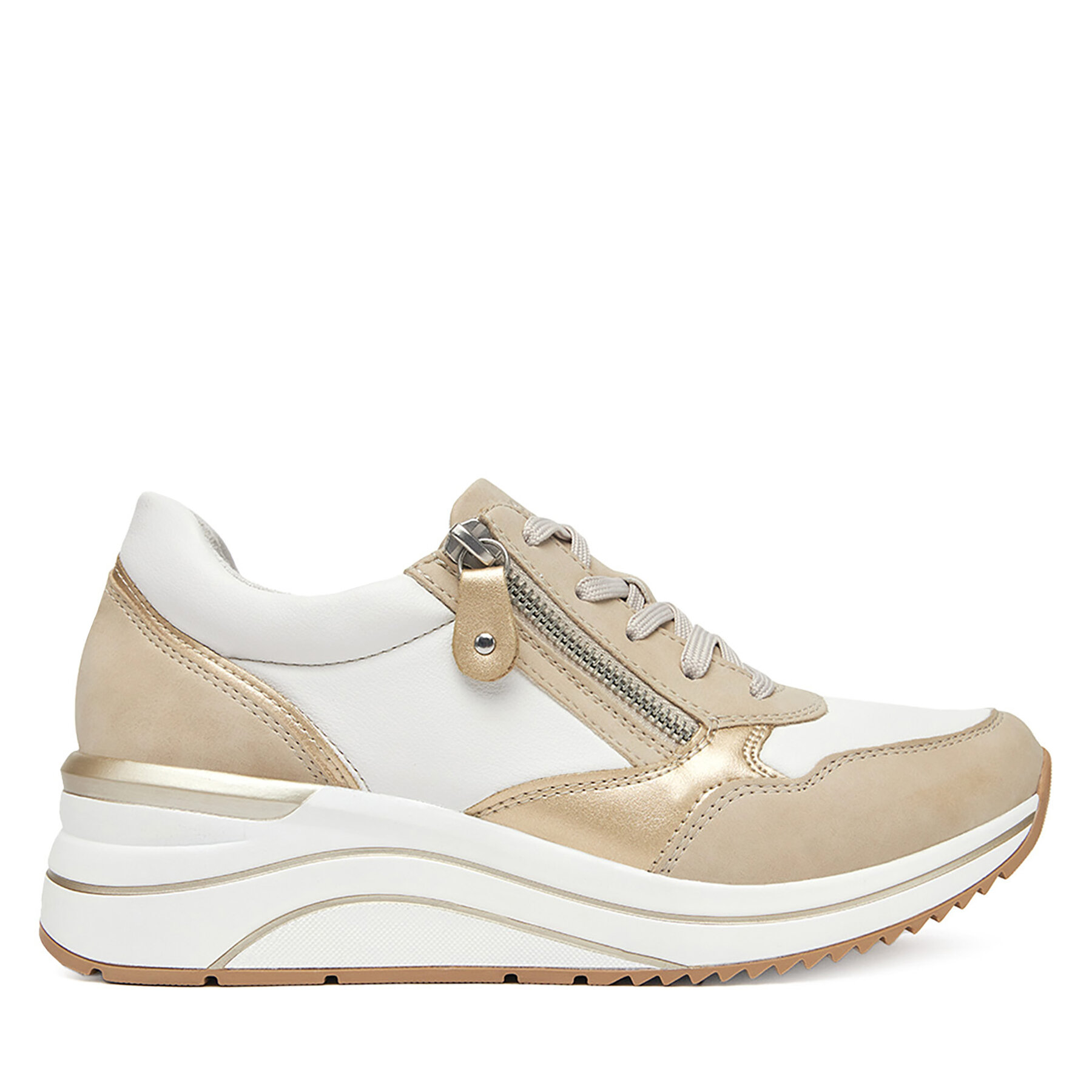 Remonte Sneakersy D0T01-80 Beżowy