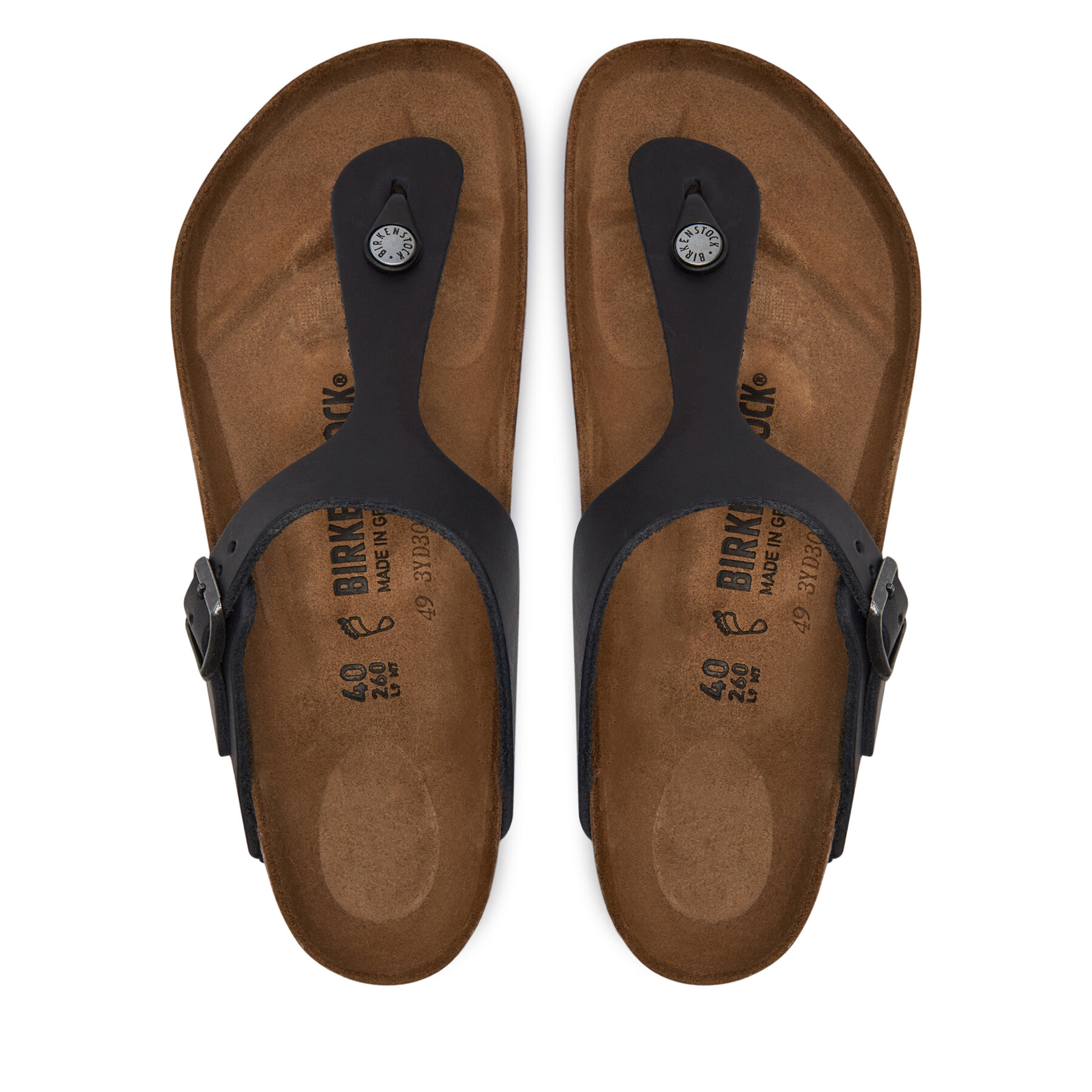 Birkenstock Japonki Gizeh Bs 845251 Czarny