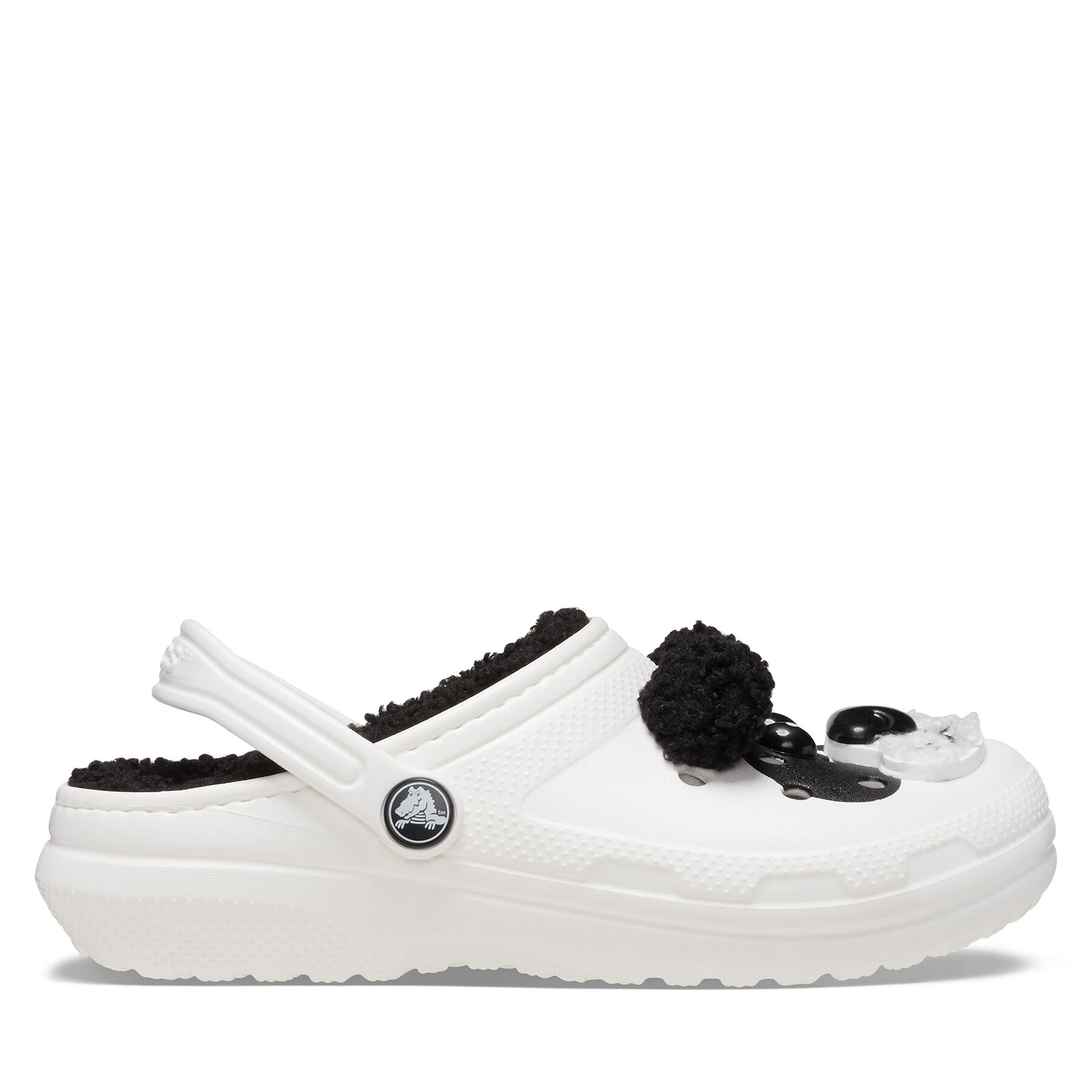 Crocs Klapki Classic Lined Iam Panda Bear Clog K 210400 Biały