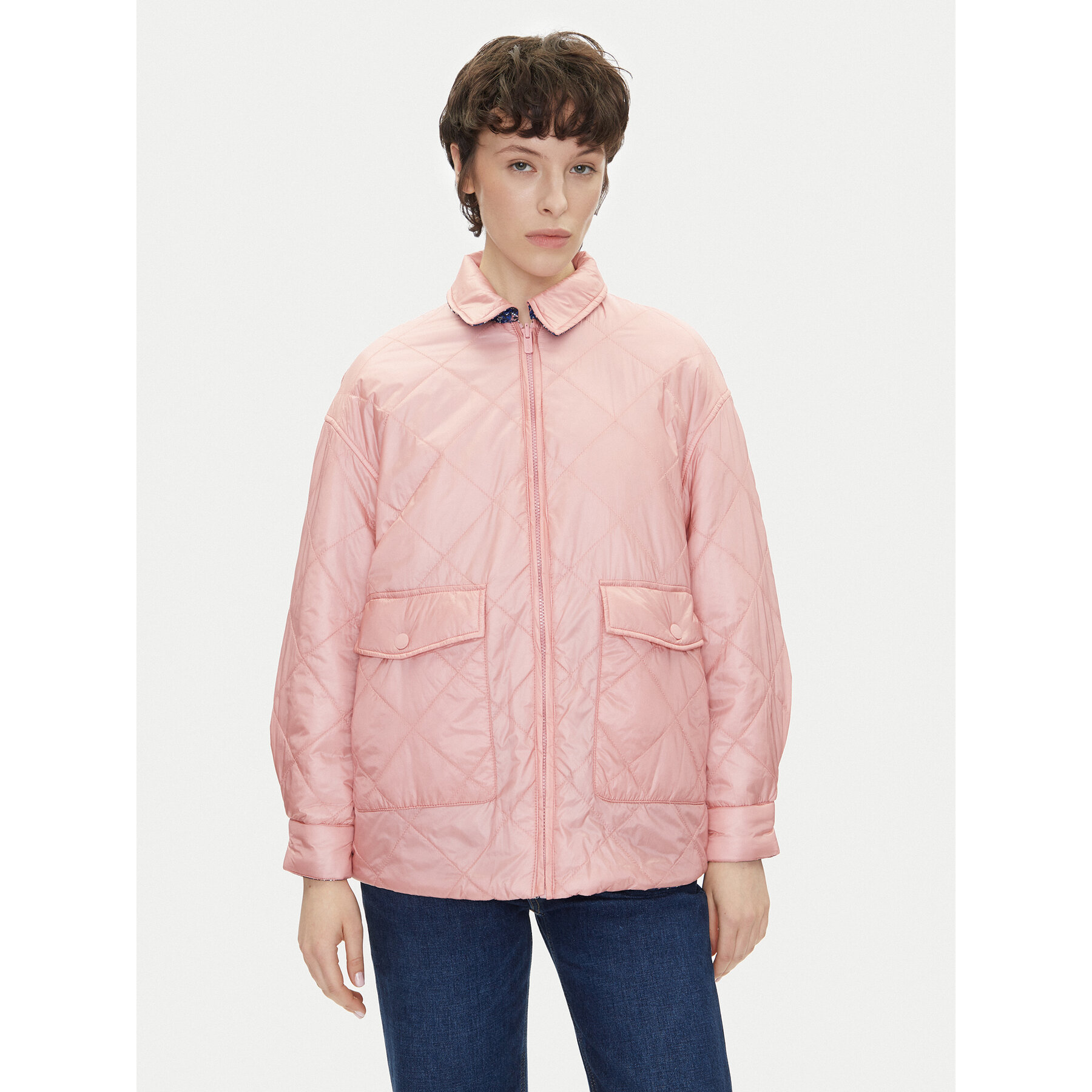 Pepe Jeans Kurtka przejściowa Fleur Daily PL402499 Kolorowy Oversize