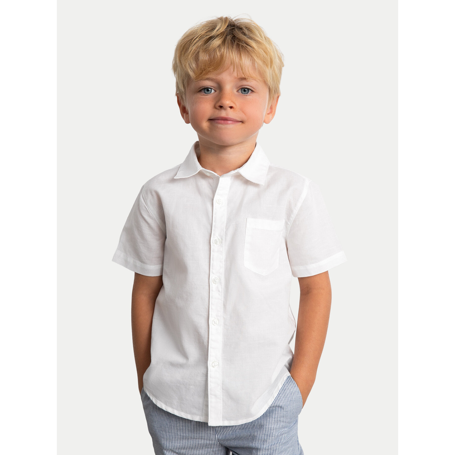 Mayoral Koszula 3112 Biały Regular Fit