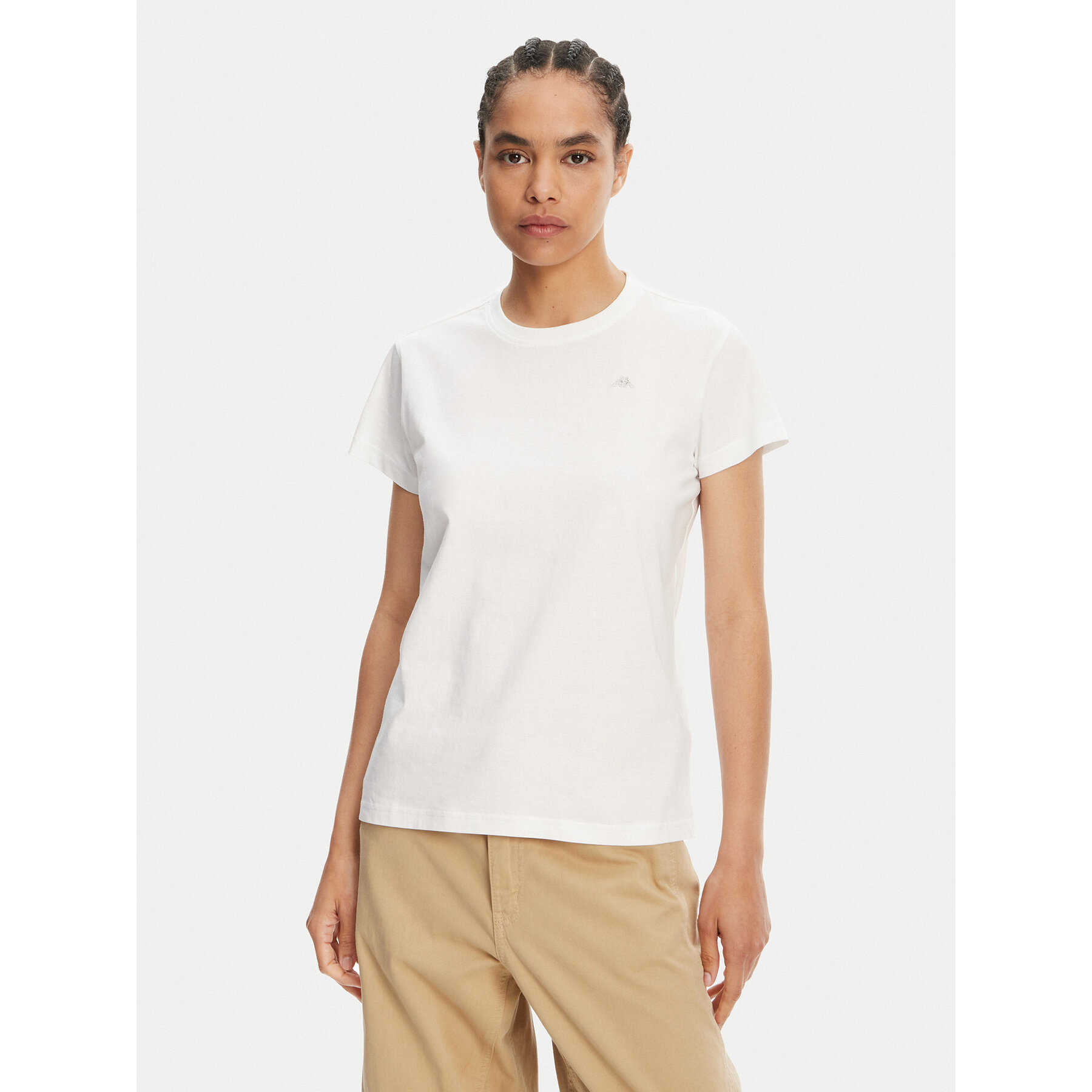 Robe di Kappa T-Shirt Katie 62115RW Biały Regular Fit