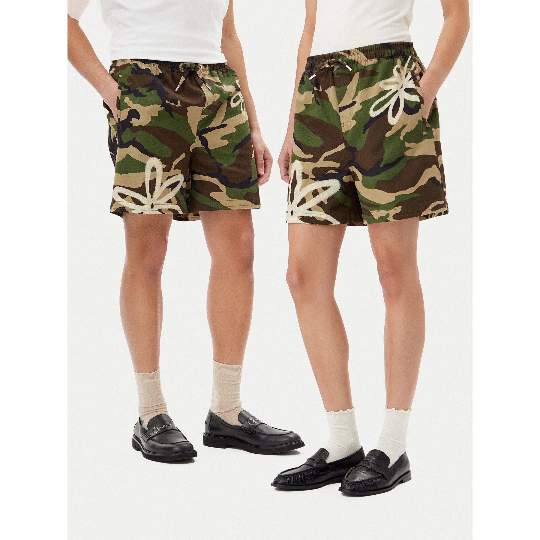 Filling Pieces Szorty sportowe 8829906 Zielony Regular Fit