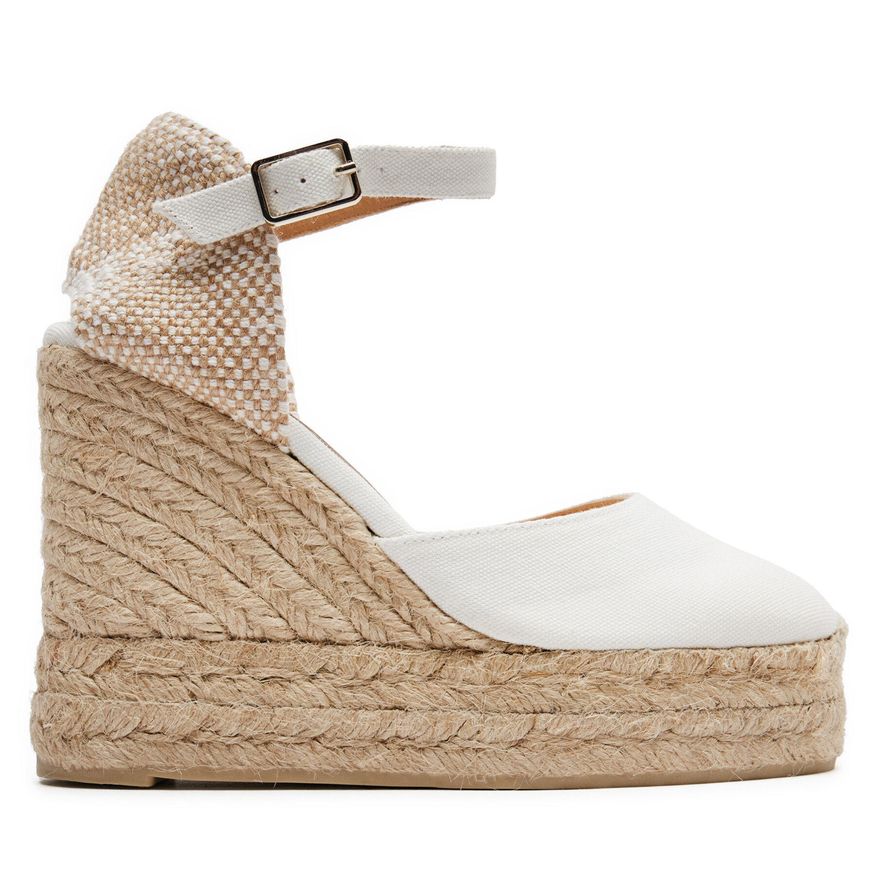 Castañer Espadryle Carol/8Ed/001 020975 Biały