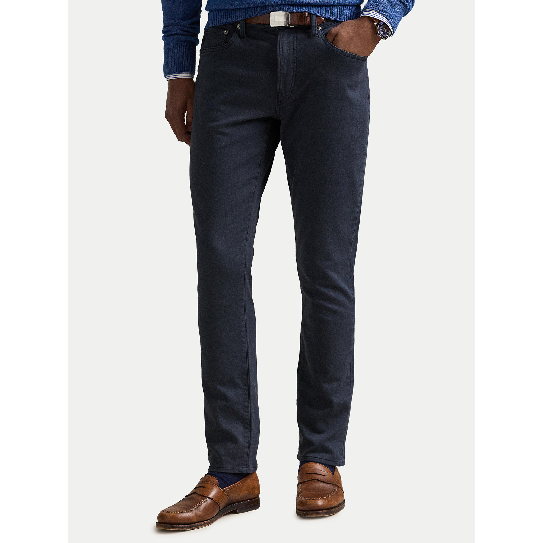 Polo Ralph Lauren Chinosy 710812262005 Granatowy Slim Fit