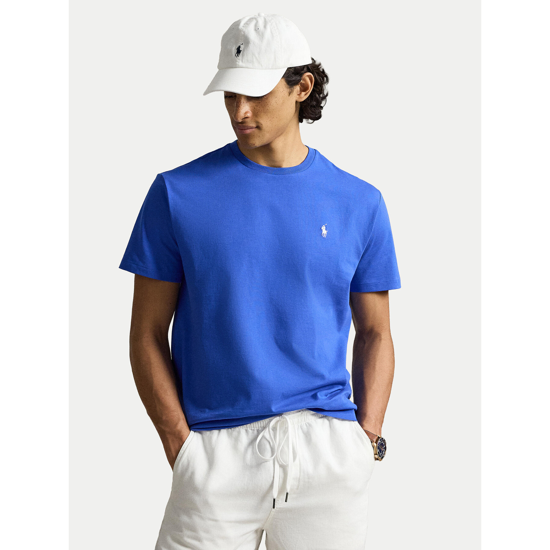 Polo Ralph Lauren T-Shirt 710671438532 Niebieski Regular Fit