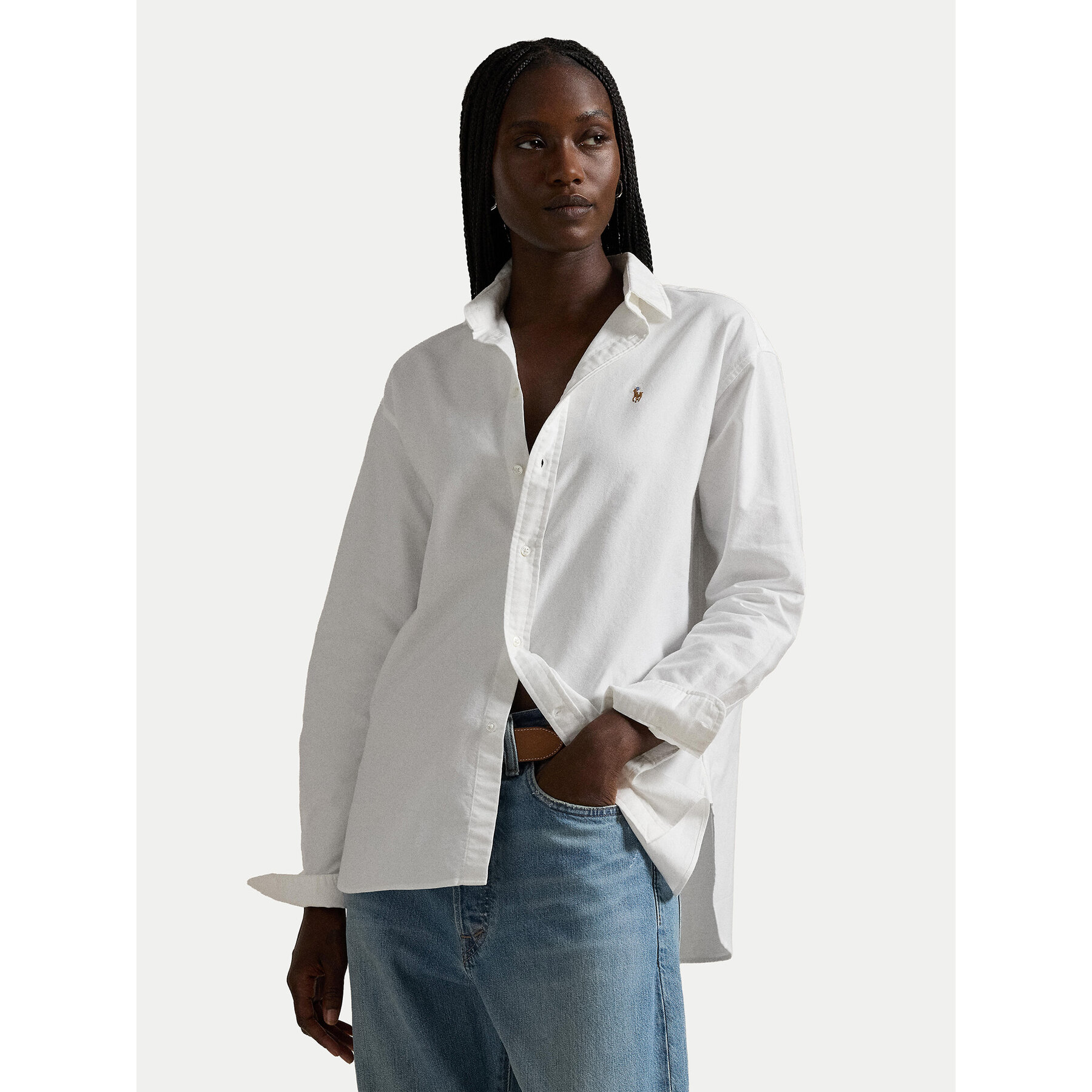 Polo Ralph Lauren Koszula 211956604001 Biały Relaxed Fit