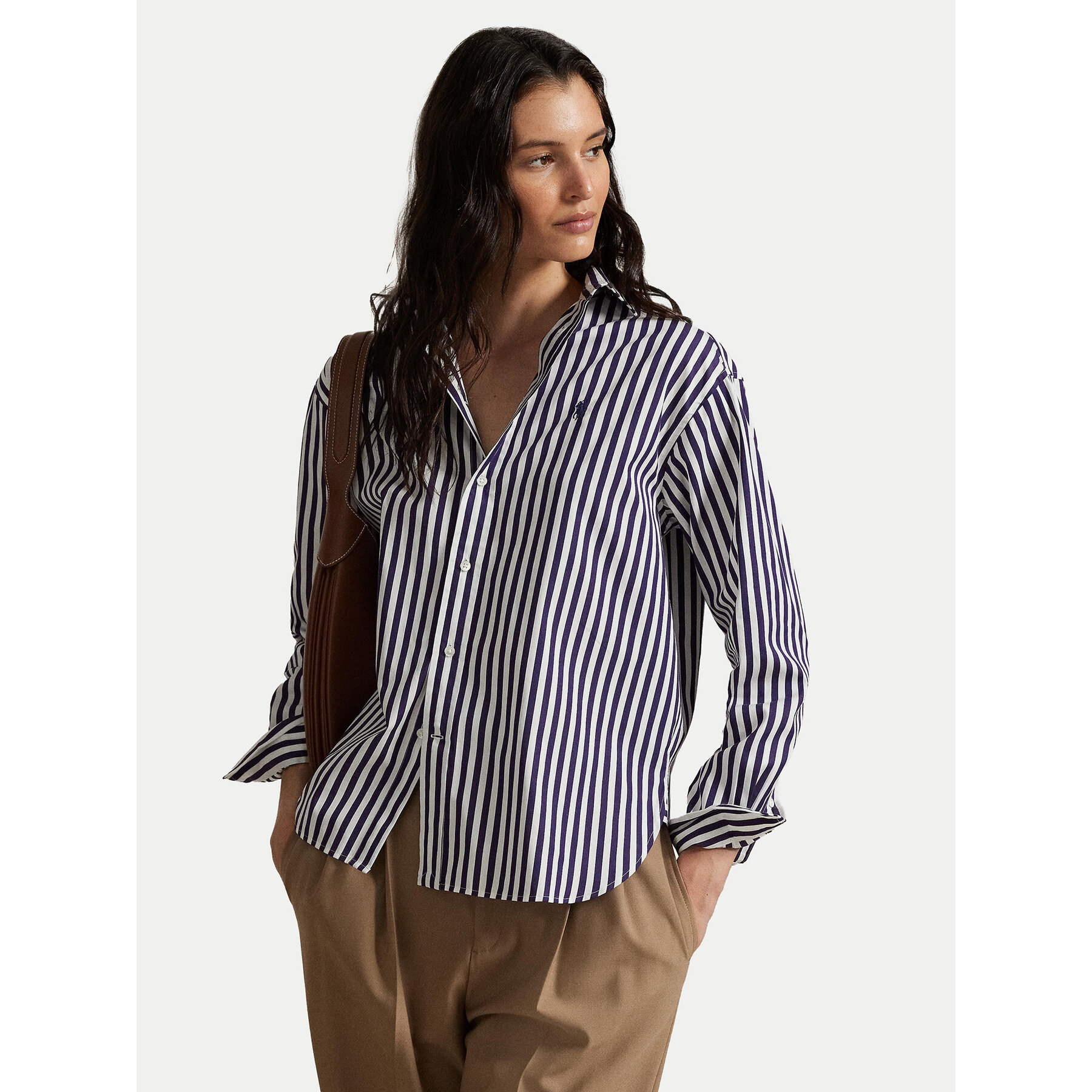 Polo Ralph Lauren Koszula 211910743030 Fioletowy Regular Fit