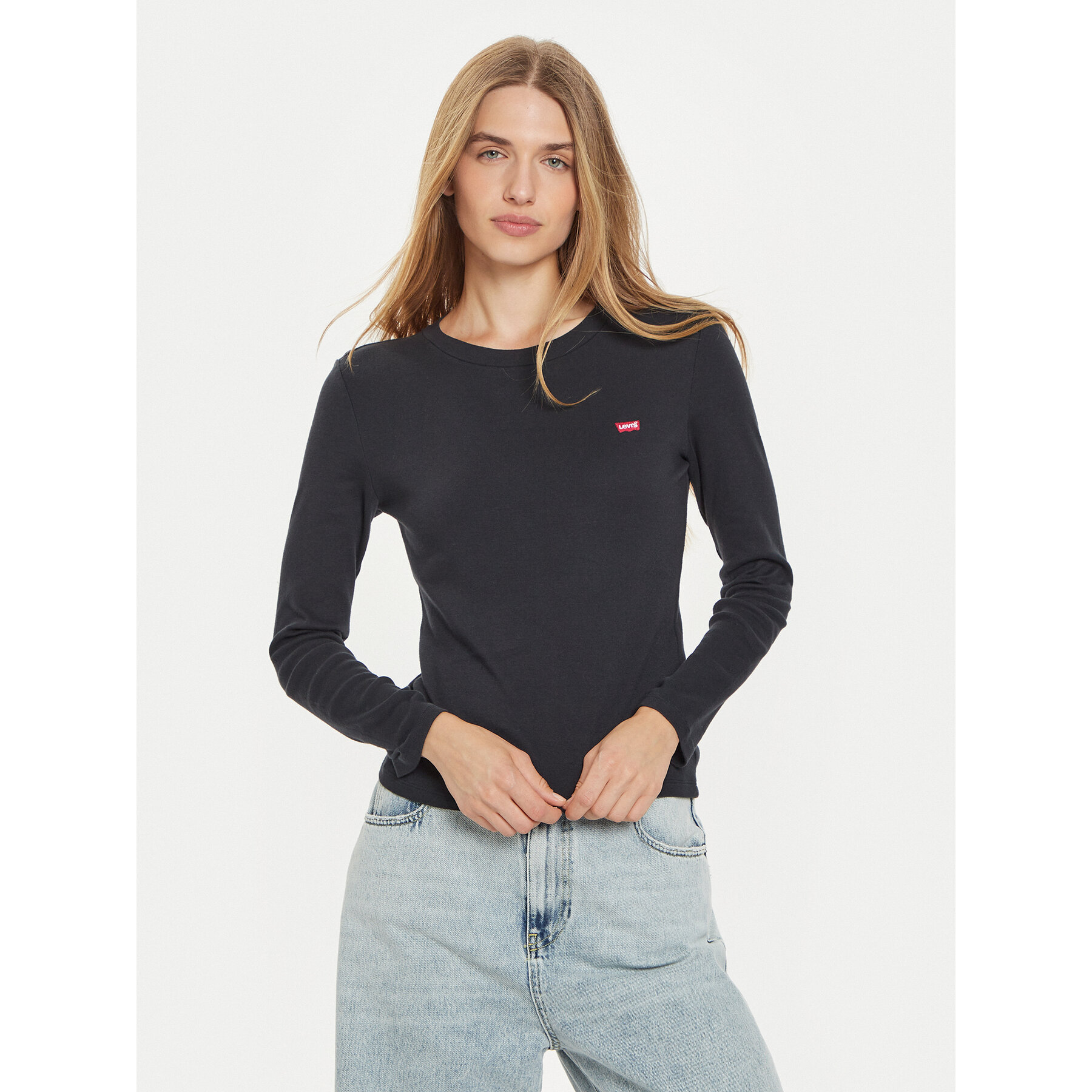 Levi's® Bluzka 000KL-0001 Czarny Regular Fit