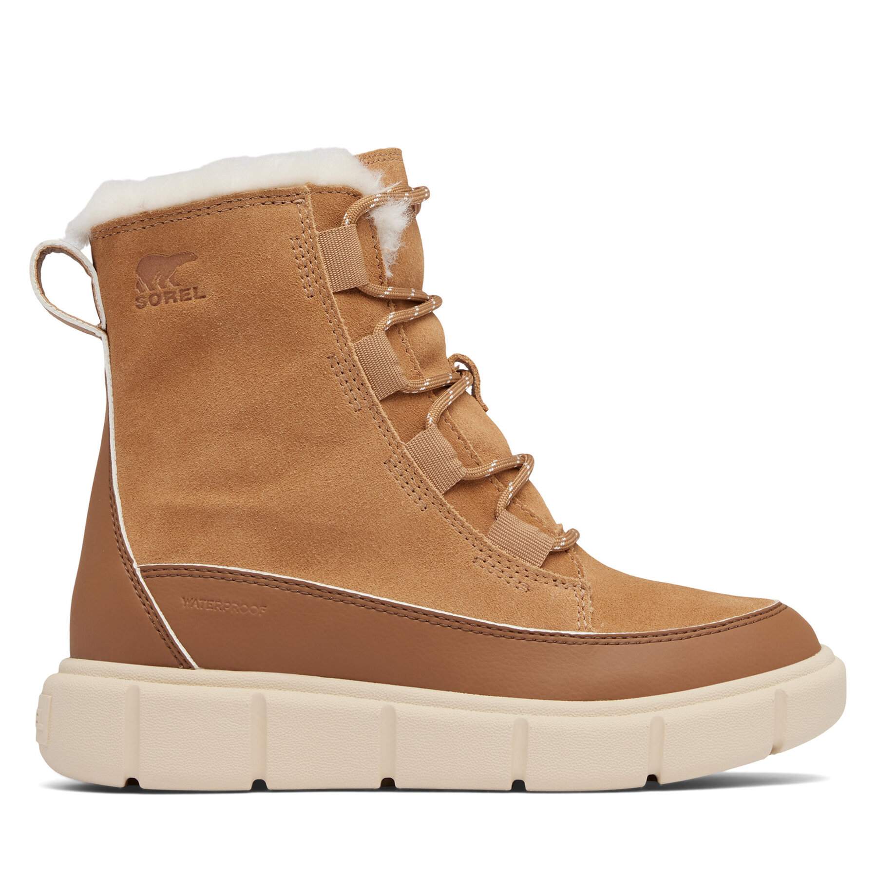 Sorel Śniegowce Youth Explorer III Lace Wp 2088511253 Brązowy