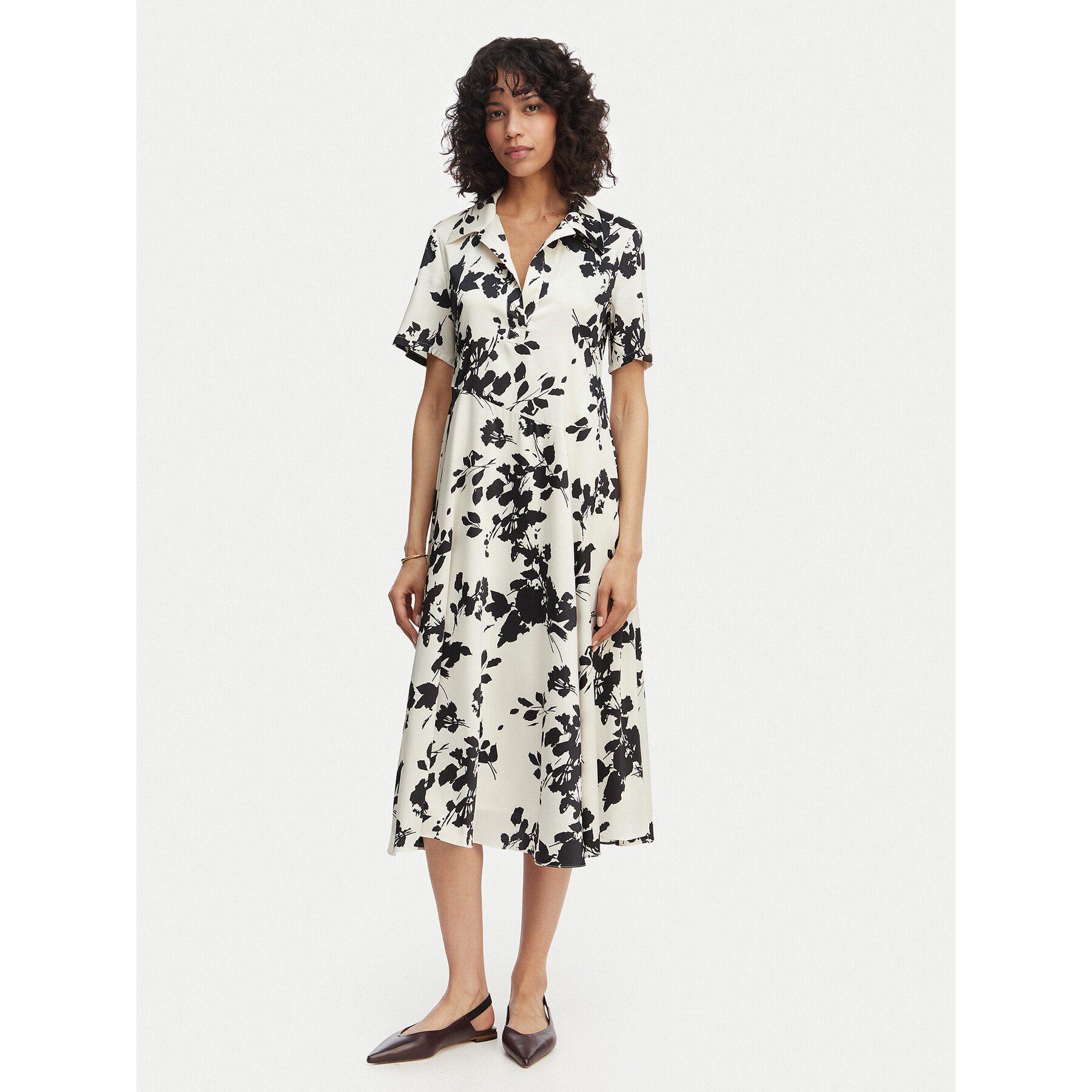 MAX&Co. Sukienka letnia Balta 2616221073200 Biały Regular Fit