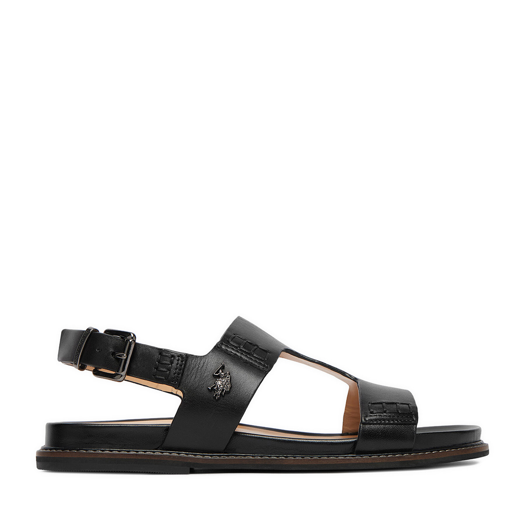 U.S. Polo Assn. Sandały EO-ADELI002W/6L1 Czarny