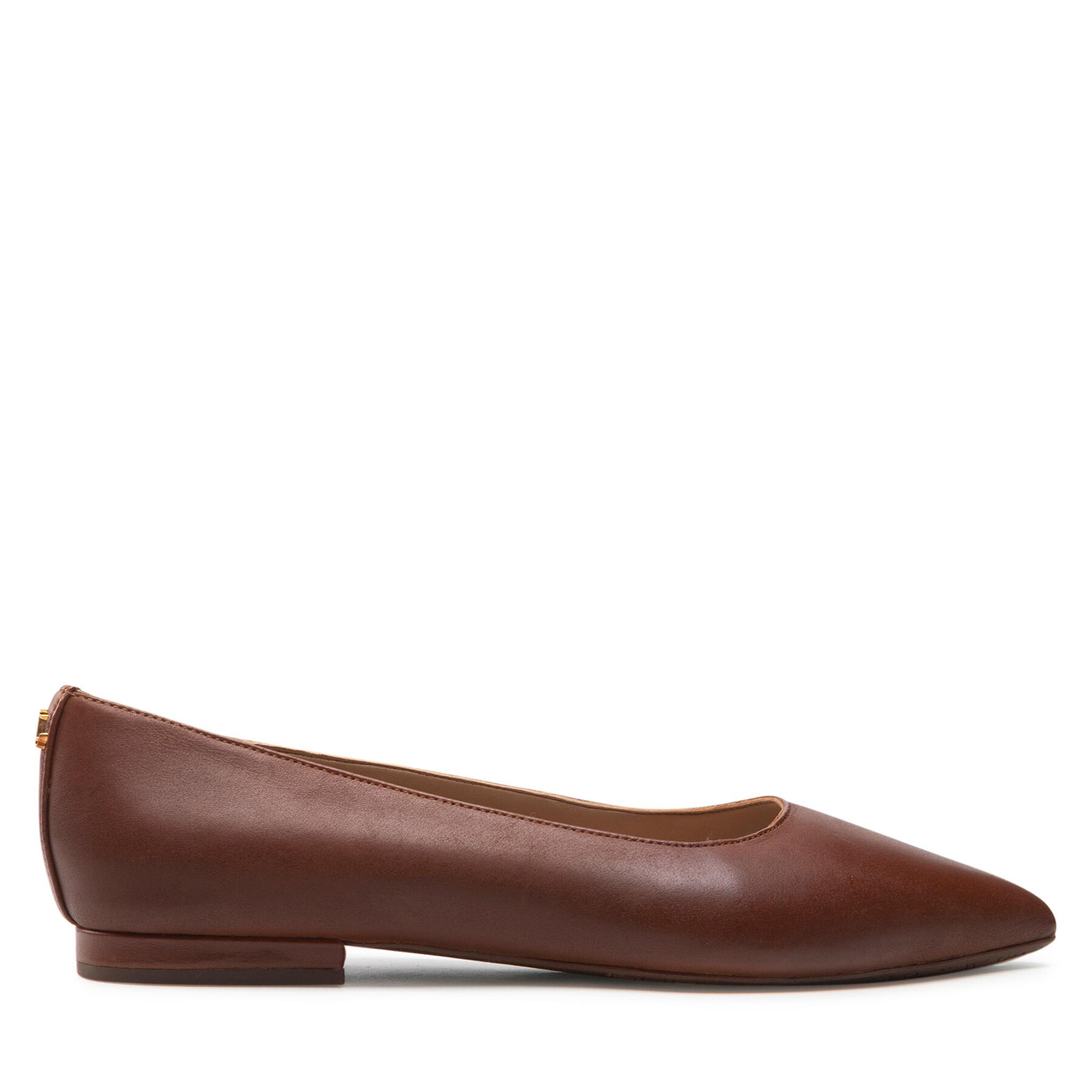 LAUREN RALPH LAUREN Baleriny Londyn 802862706002 Brązowy