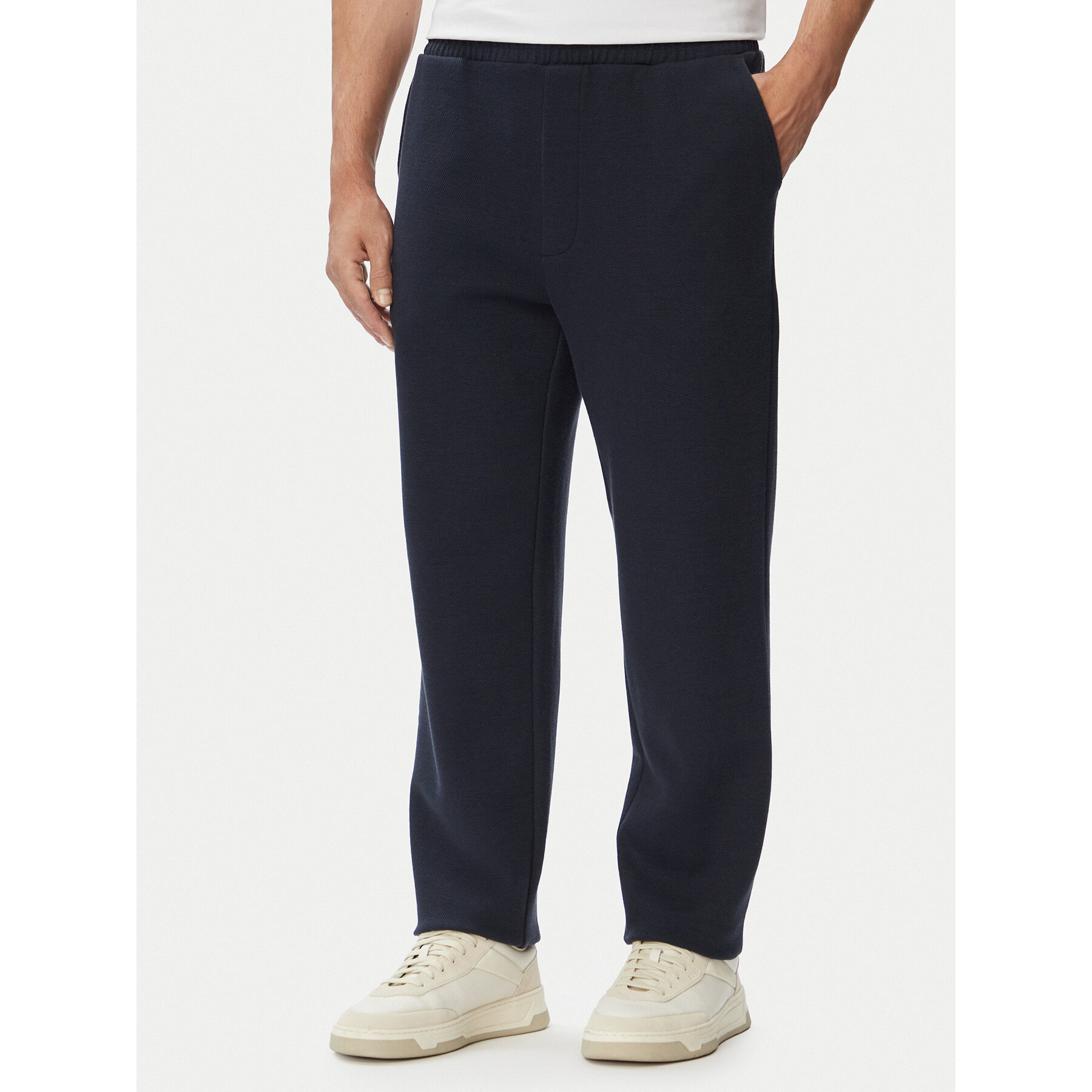 BOSS Spodnie dresowe Se Bend 50565612 Granatowy Regular Fit