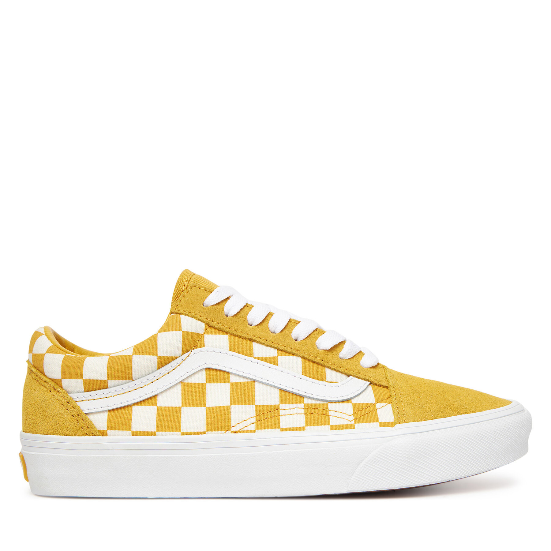 Vans Tenisówki Old Skool Checkerboard VN000DB3ZX71 Żółty