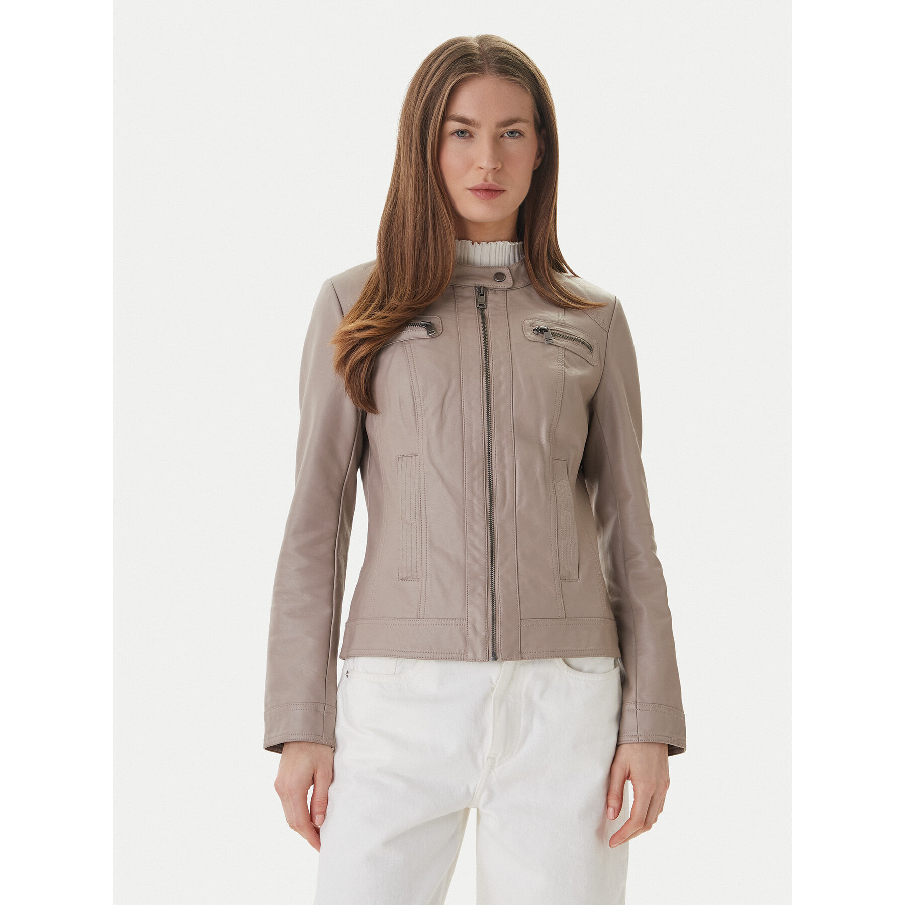 ONLY Kurtka z imitacji skóry Bandit 15081400 Beżowy Regular Fit