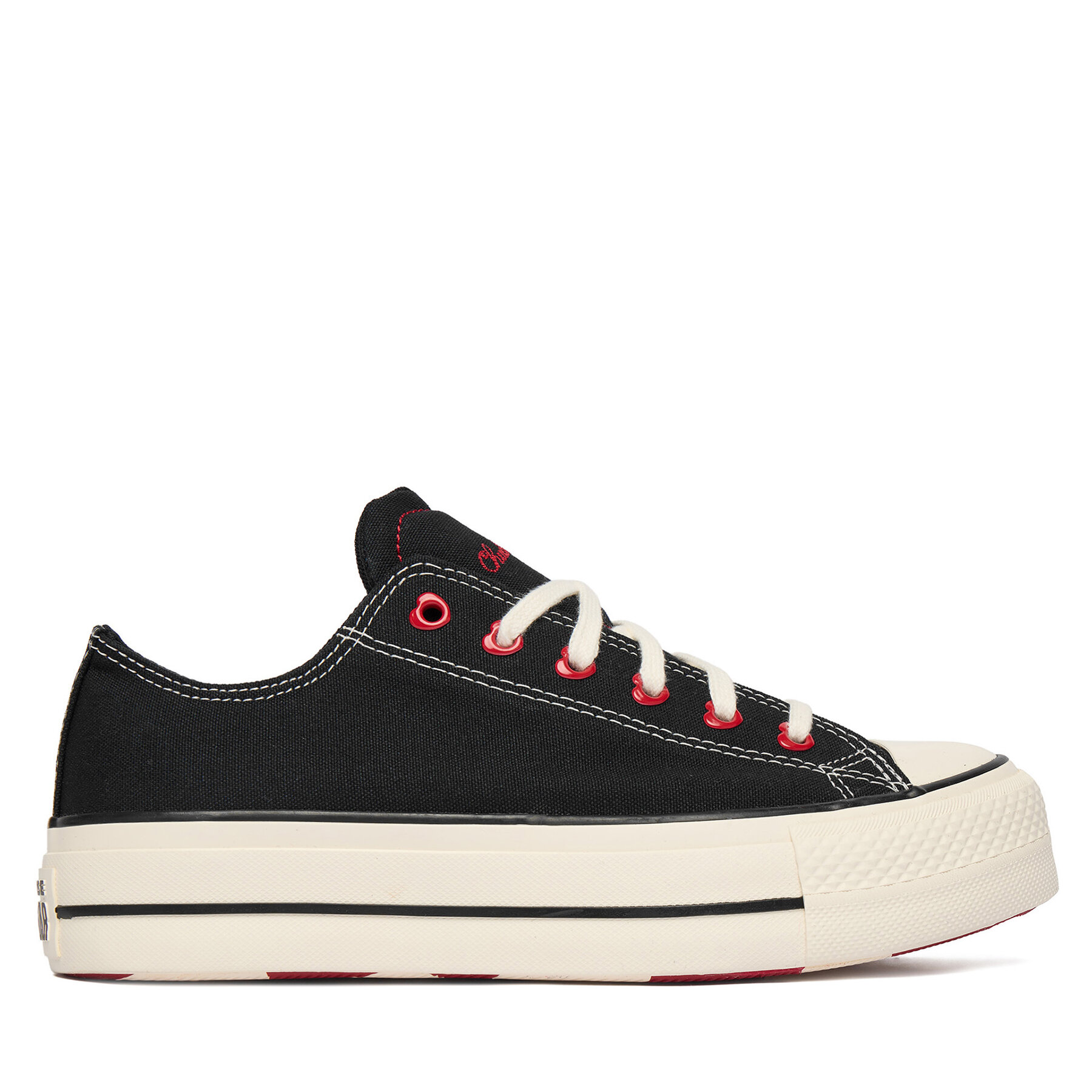 Converse Trampki Chuck Taylor All Star Lift Platform Hearts A19059C Czarny