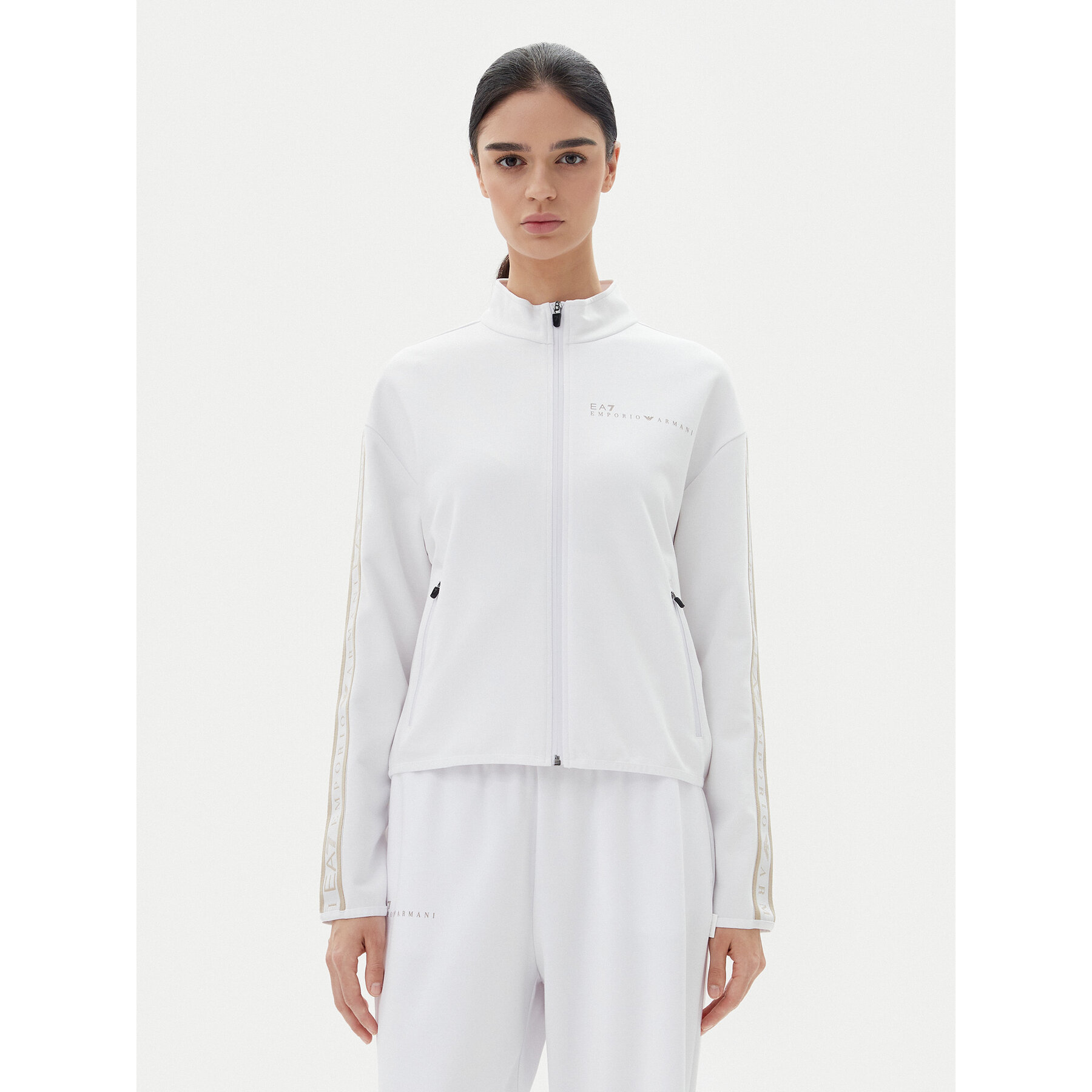 EA7 Emporio Armani Bluza 7W000275 AF12501 U0002 Biały Regular Fit