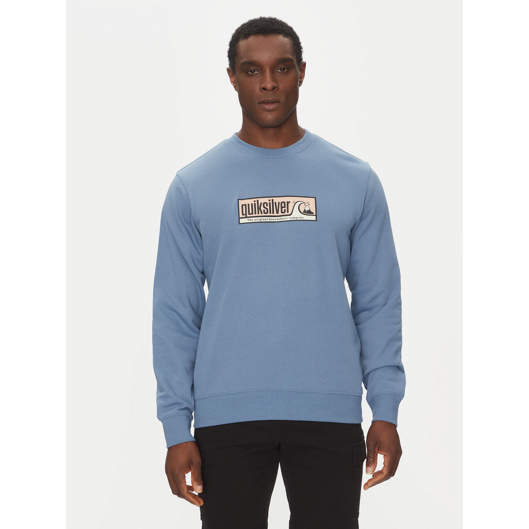 Quiksilver Bluza EQYFT05055 Niebieski Regular Fit