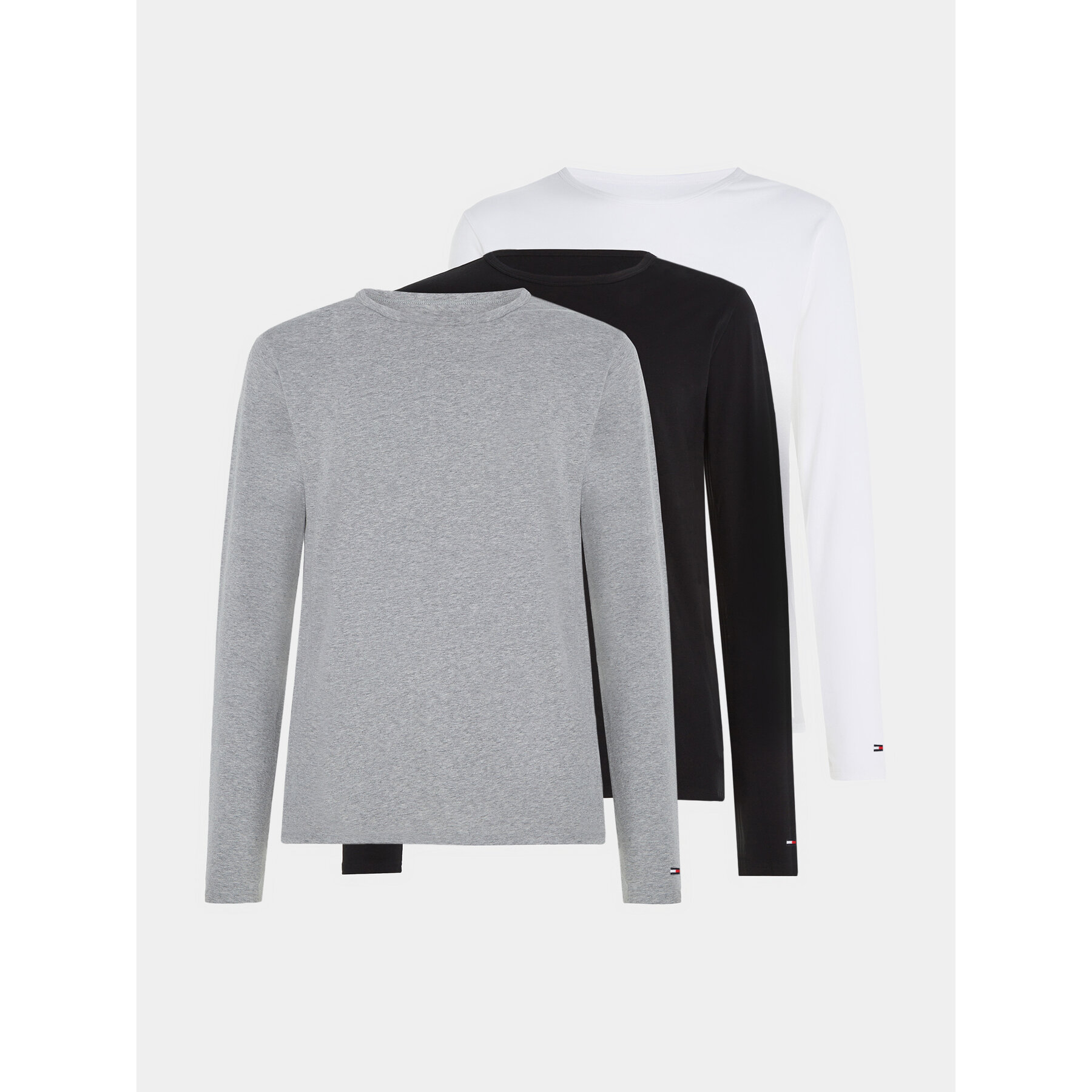 Tommy Hilfiger Komplet longsleeve UM0UM03022 Kolorowy Slim Fit
