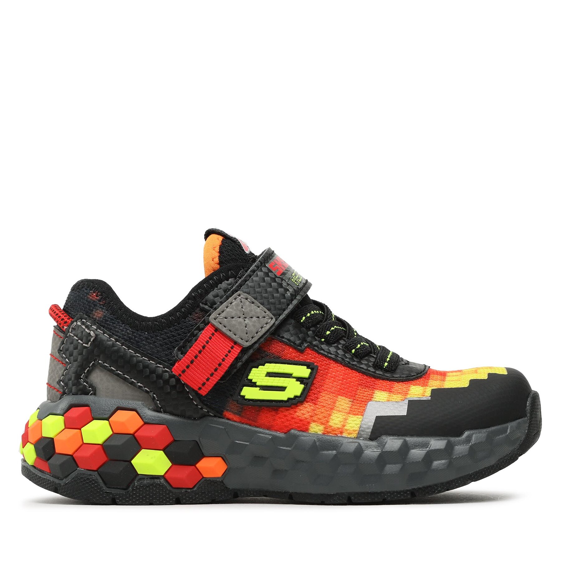 Skechers Sneakersy MINECRAFT Meag-Craft 2.0 402204L/BKRD Czarny