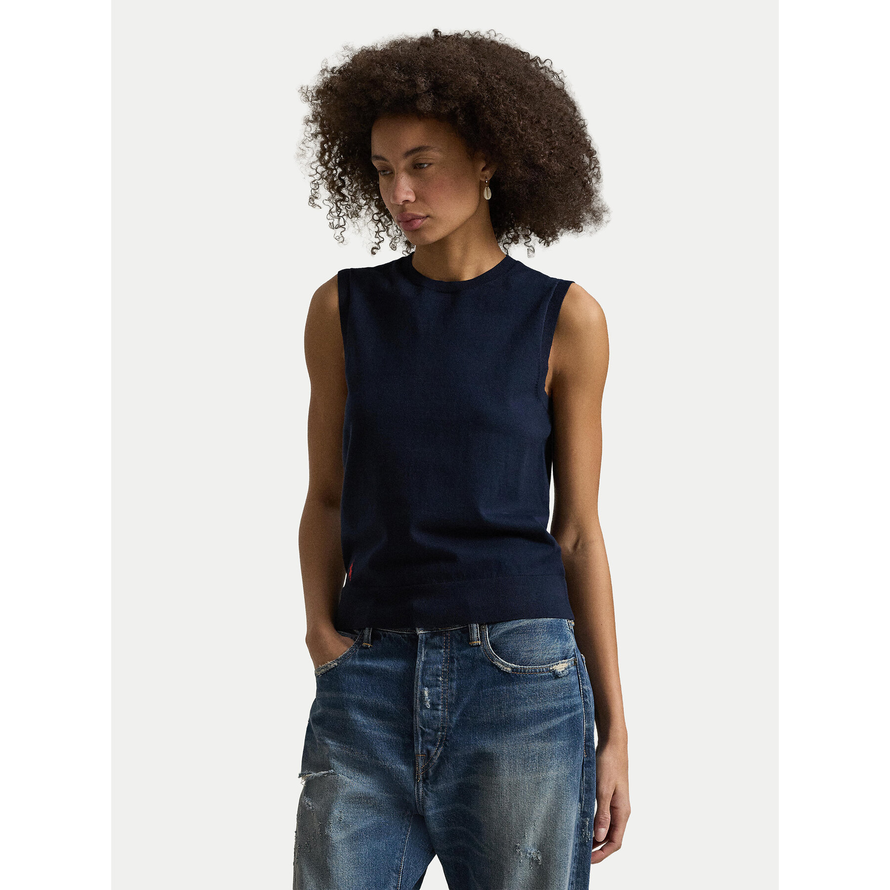 Polo Ralph Lauren Top 211972111500 Granatowy Regular Fit