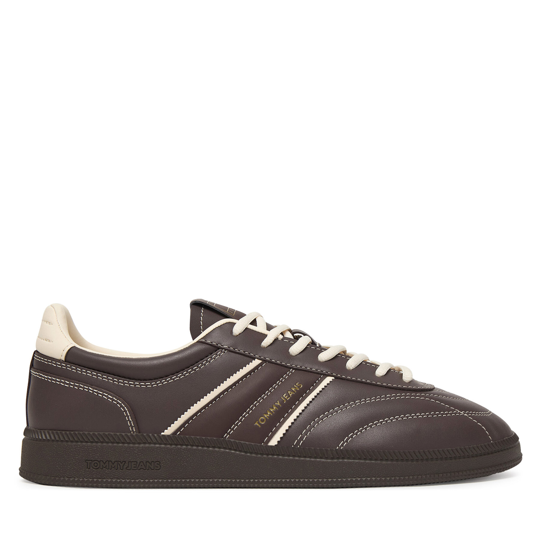 Tommy Jeans Sneakersy The Greenwich Edge Stitching EM0EM01708 Brązowy