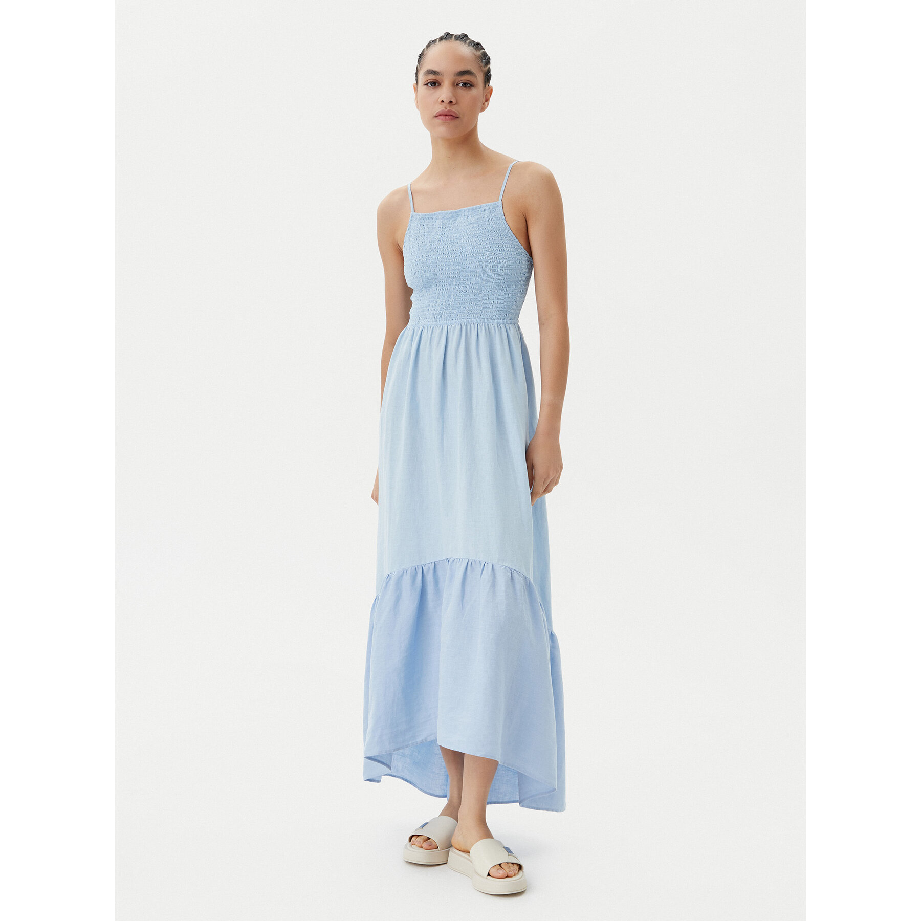 Maaji Sukienka letnia Isadora PT2123CLD005 Błękitny Regular Fit