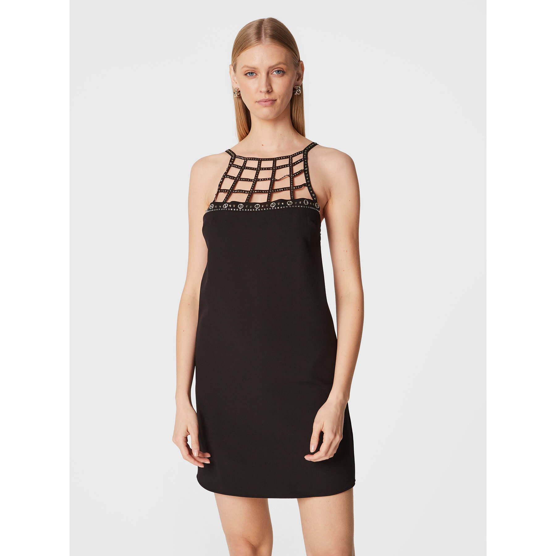 Pinko Sukienka koktajlowa Alice 1G17XP A034 Czarny Regular Fit