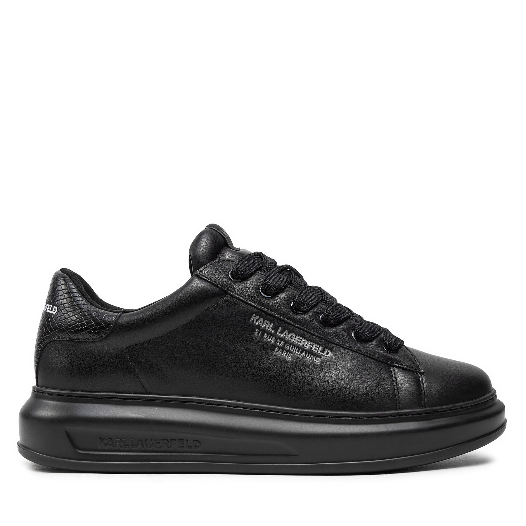 KARL LAGERFELD Sneakersy KL52584 Czarny