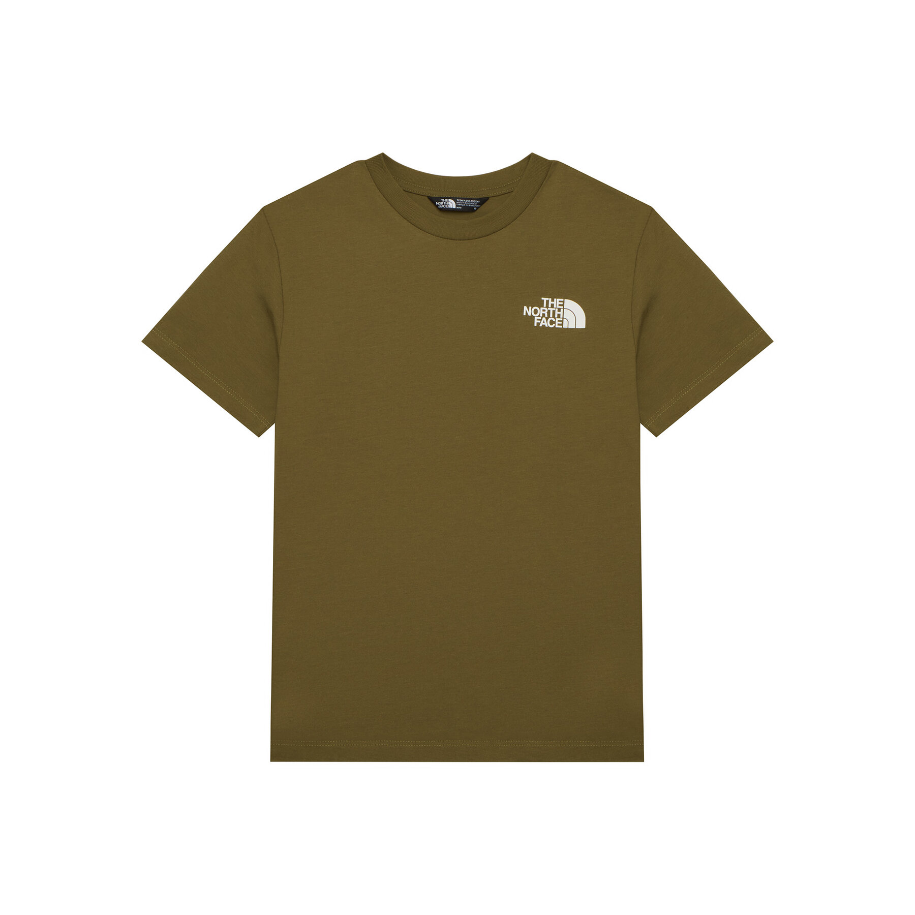 The North Face T-Shirt Simple Dome NF0A87T4 Khaki Regular Fit