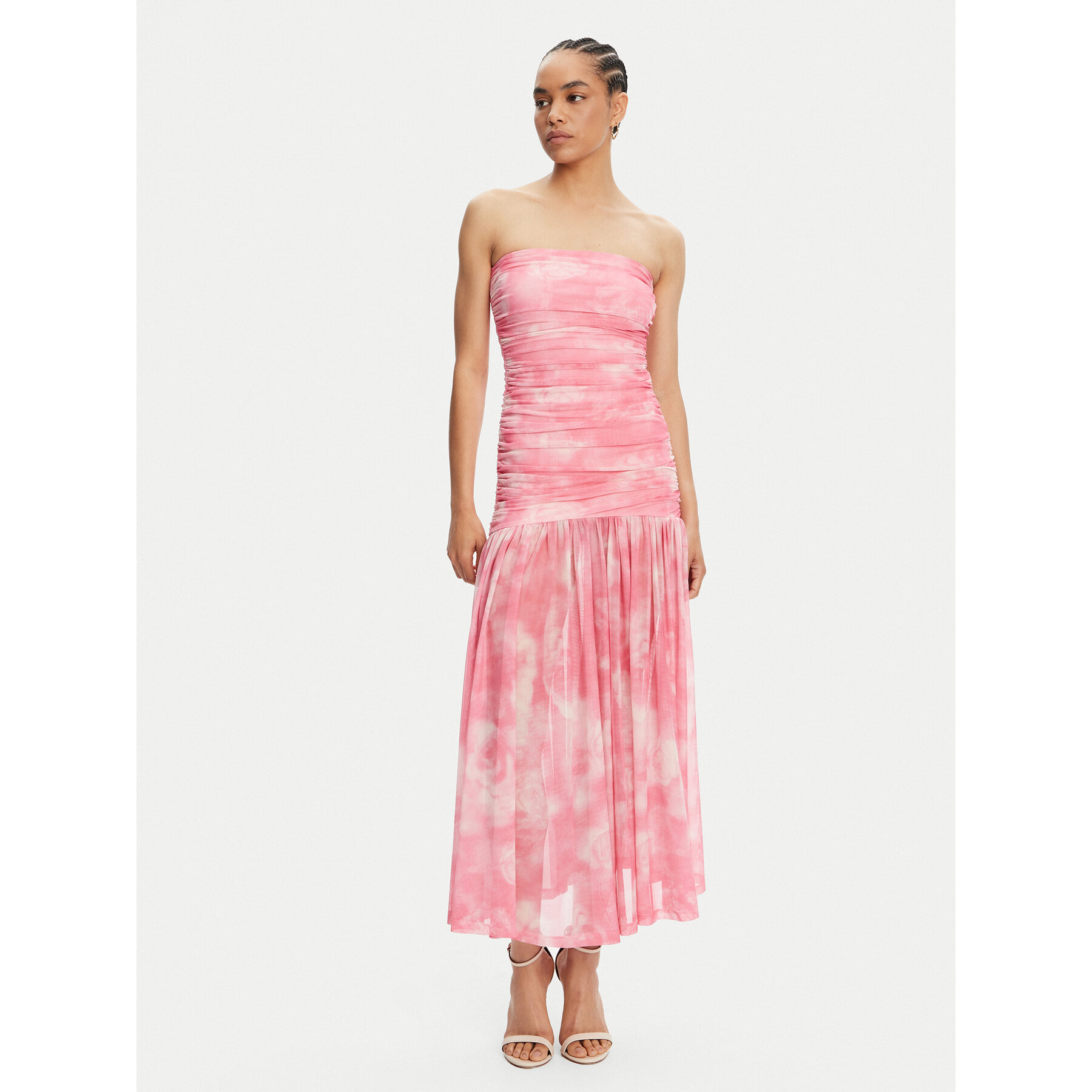 Bardot Sukienka wieczorowa Solana 59875DB1 Różowy Regular Fit
