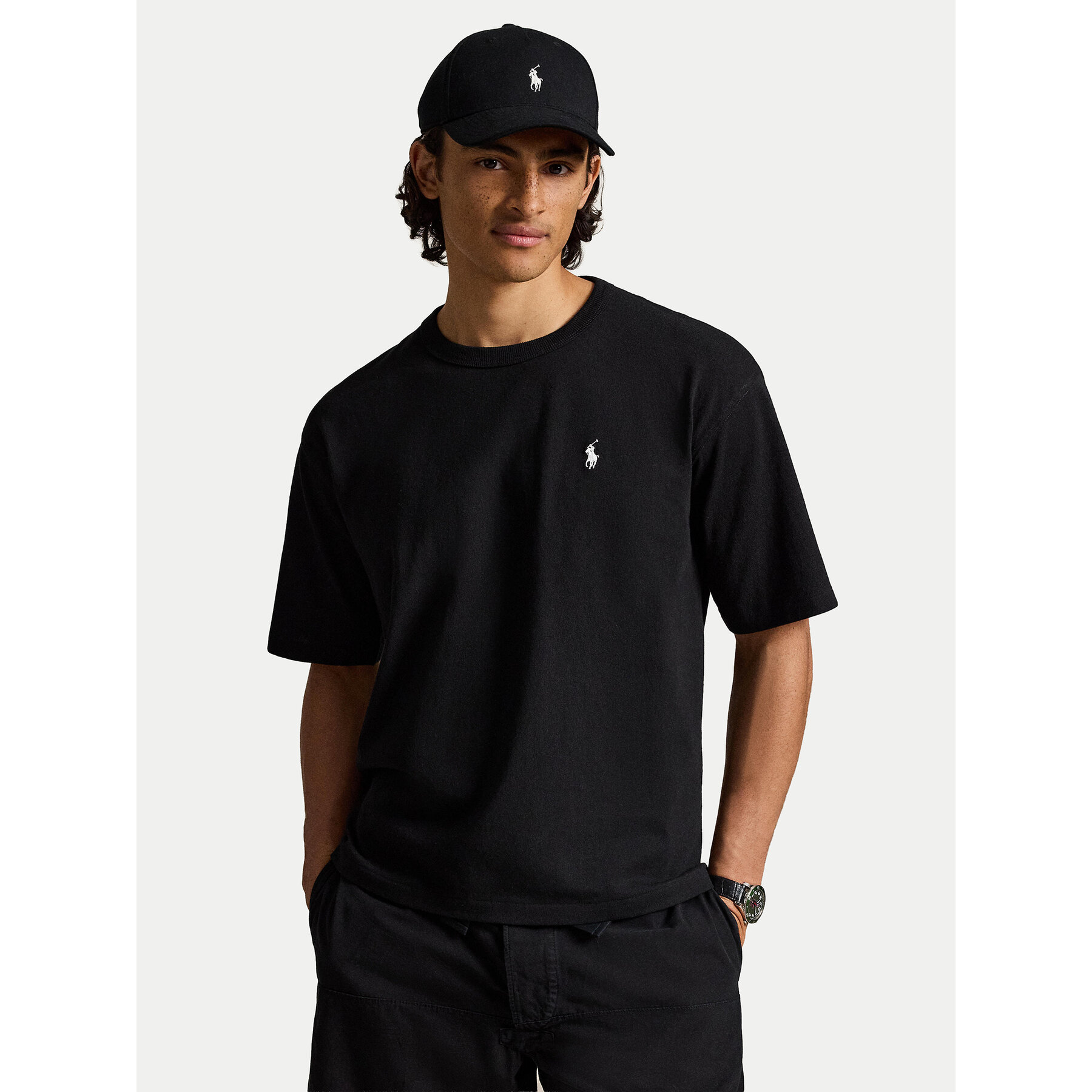 Polo Ralph Lauren T-Shirt 710A12979008 Czarny Regular Fit