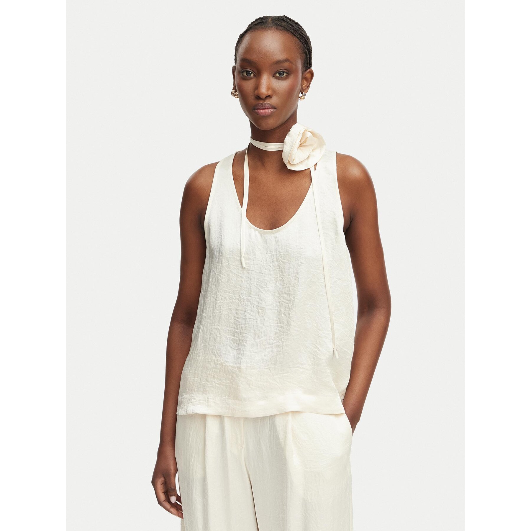 Marella Top Apogeo 2613161045 Écru Regular Fit