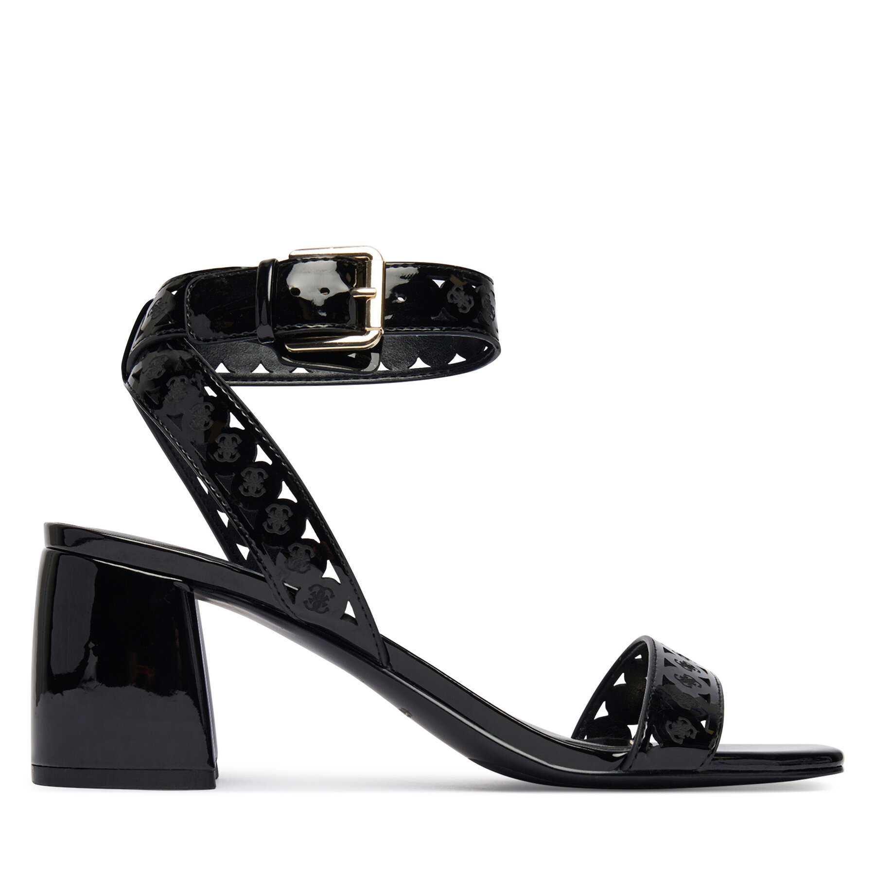 Guess Sandały FLJGST PAF03 Czarny