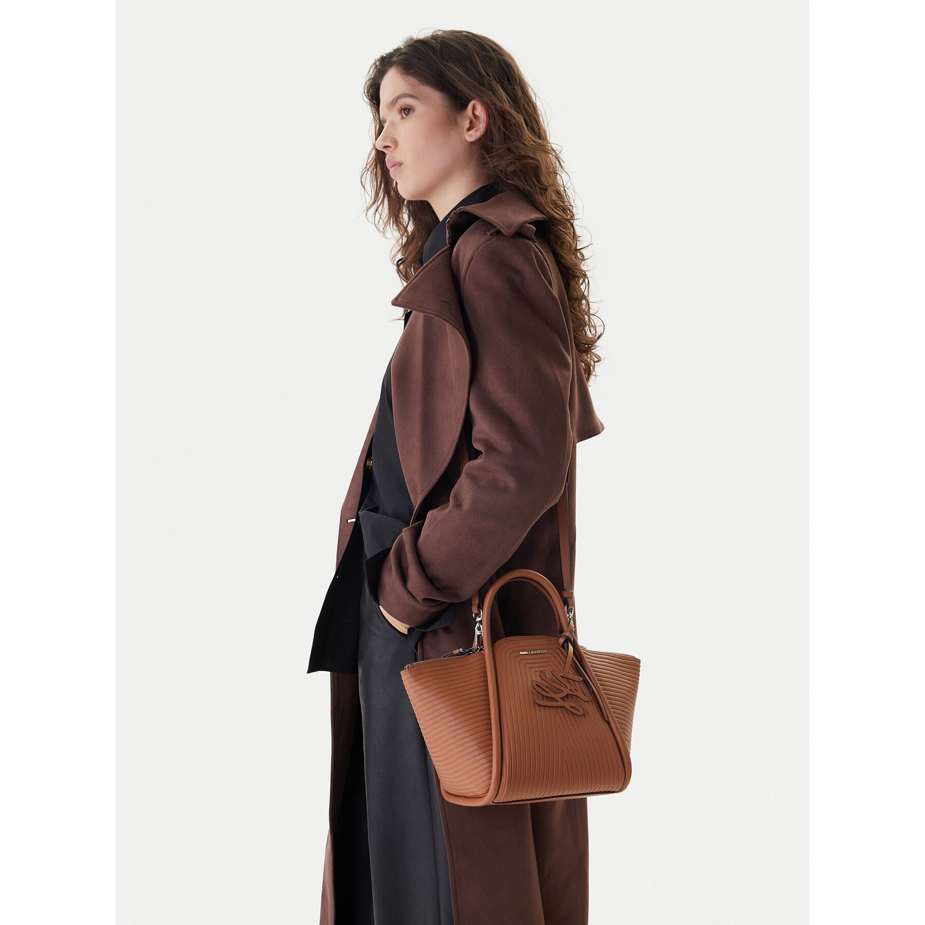 KARL LAGERFELD Torebka B1W30044 Brązowy